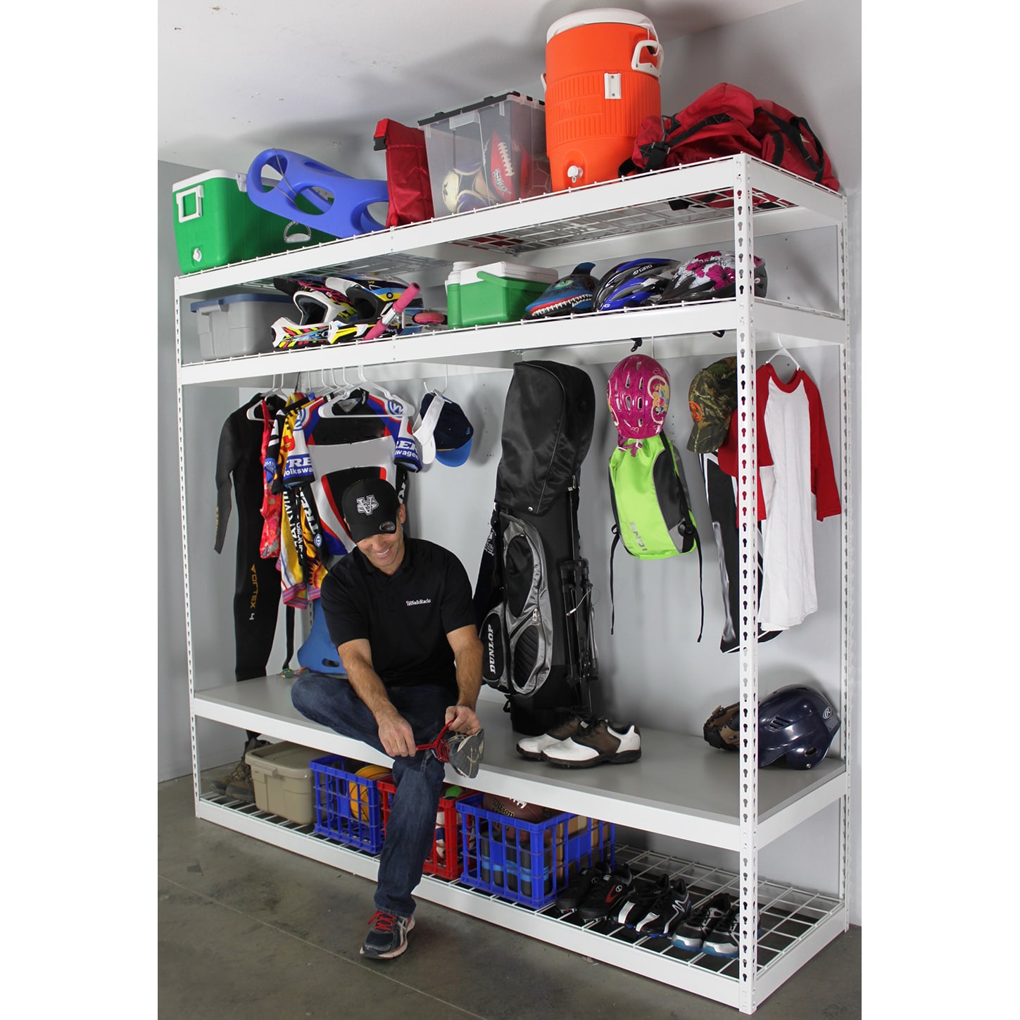 Saferacks Sports Equipment Organizer Free Shipping Today Saferacks Sports Equipment Organizer