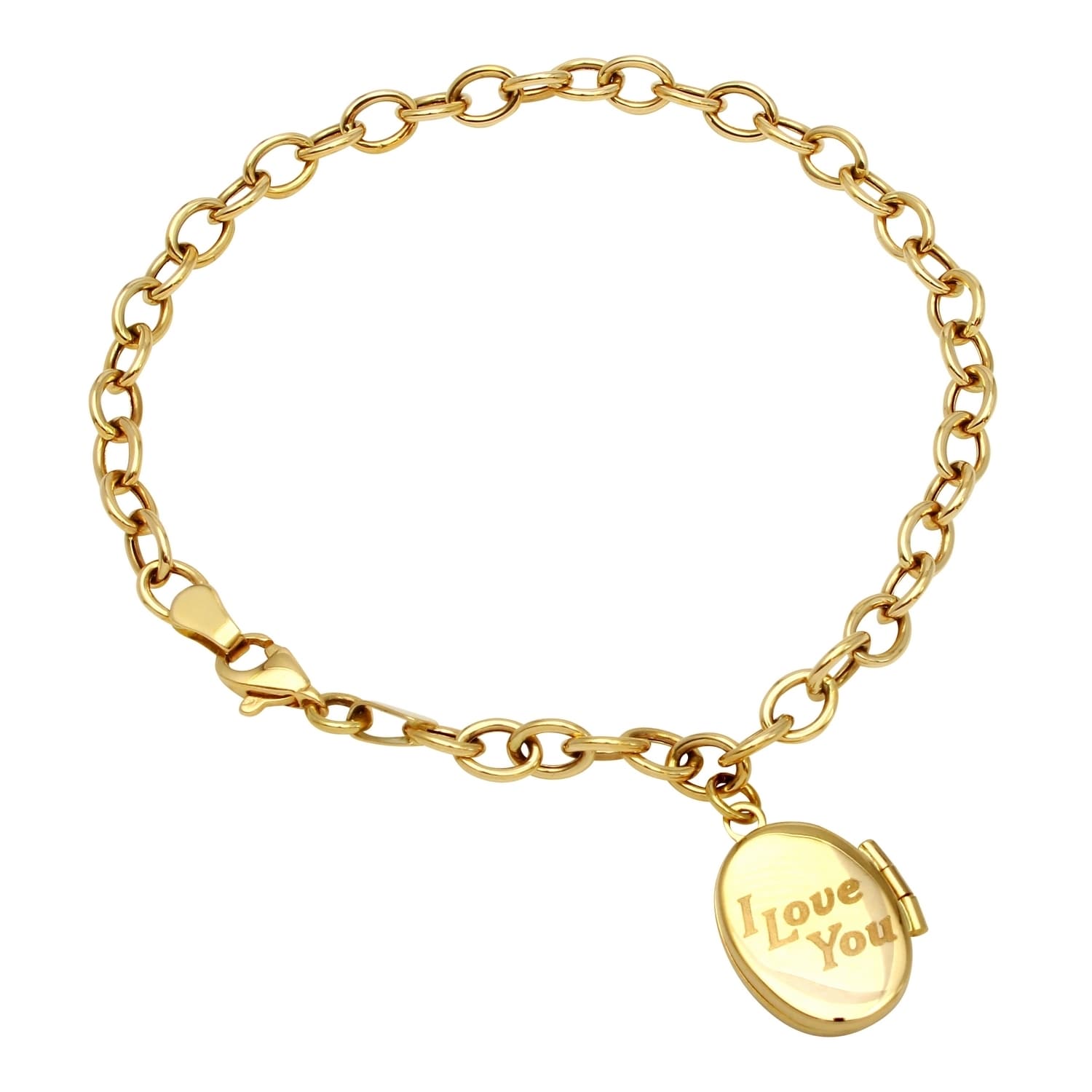 14k Yellow Gold Locket Bracelet Free Shipping Today 14k Yellow Gold Locket Bracelet Free Shipping Today 14790171