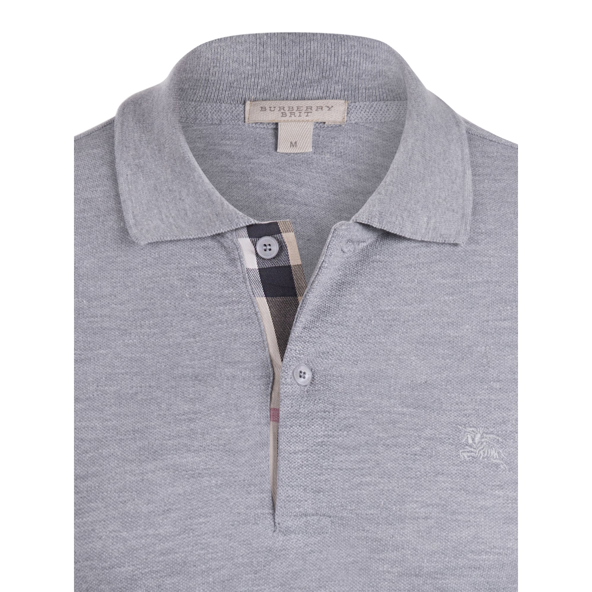 burberry grey polo