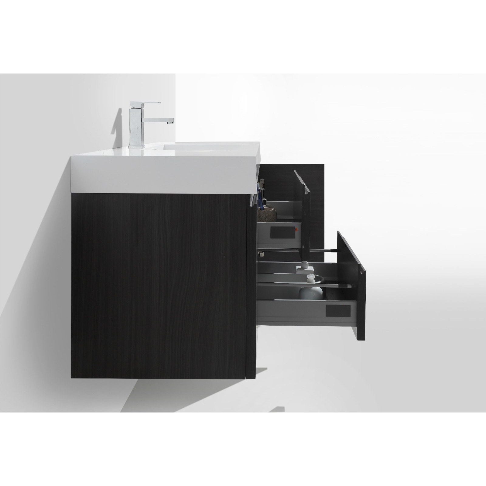 Moreno Mof 48 Inch Wall Mounted Modern Bathroom Vanity With Reinforced Moreno Mof 48 Inch Wall Mounted Modern Bathroom Vanity With Reinforced