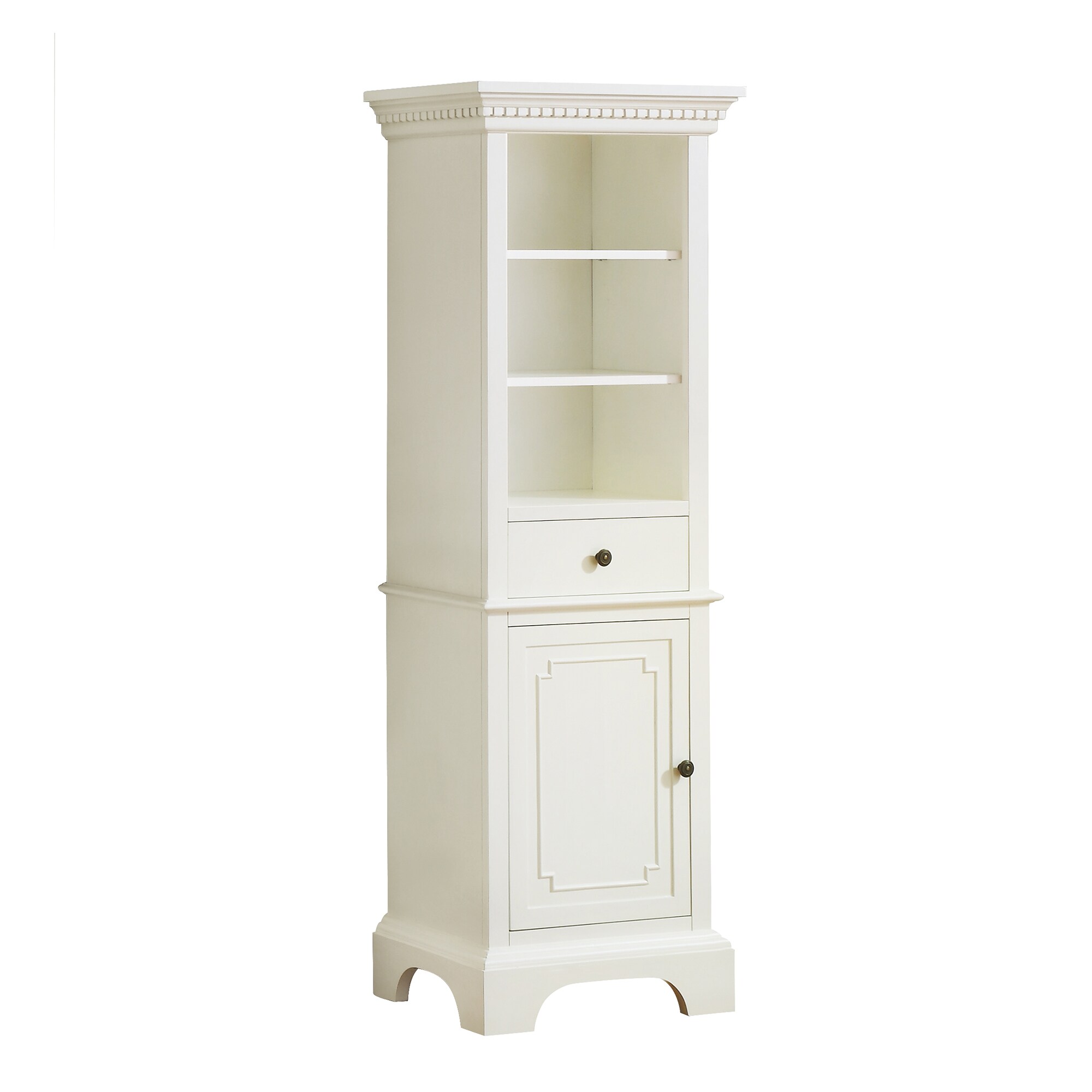 Azzuri Hastings French White 22 Inch Linen Tower W X 65 H Azzuri Hastings French White 22 Inch Linen Tower W X 65 H Free Shipping Today 15050667