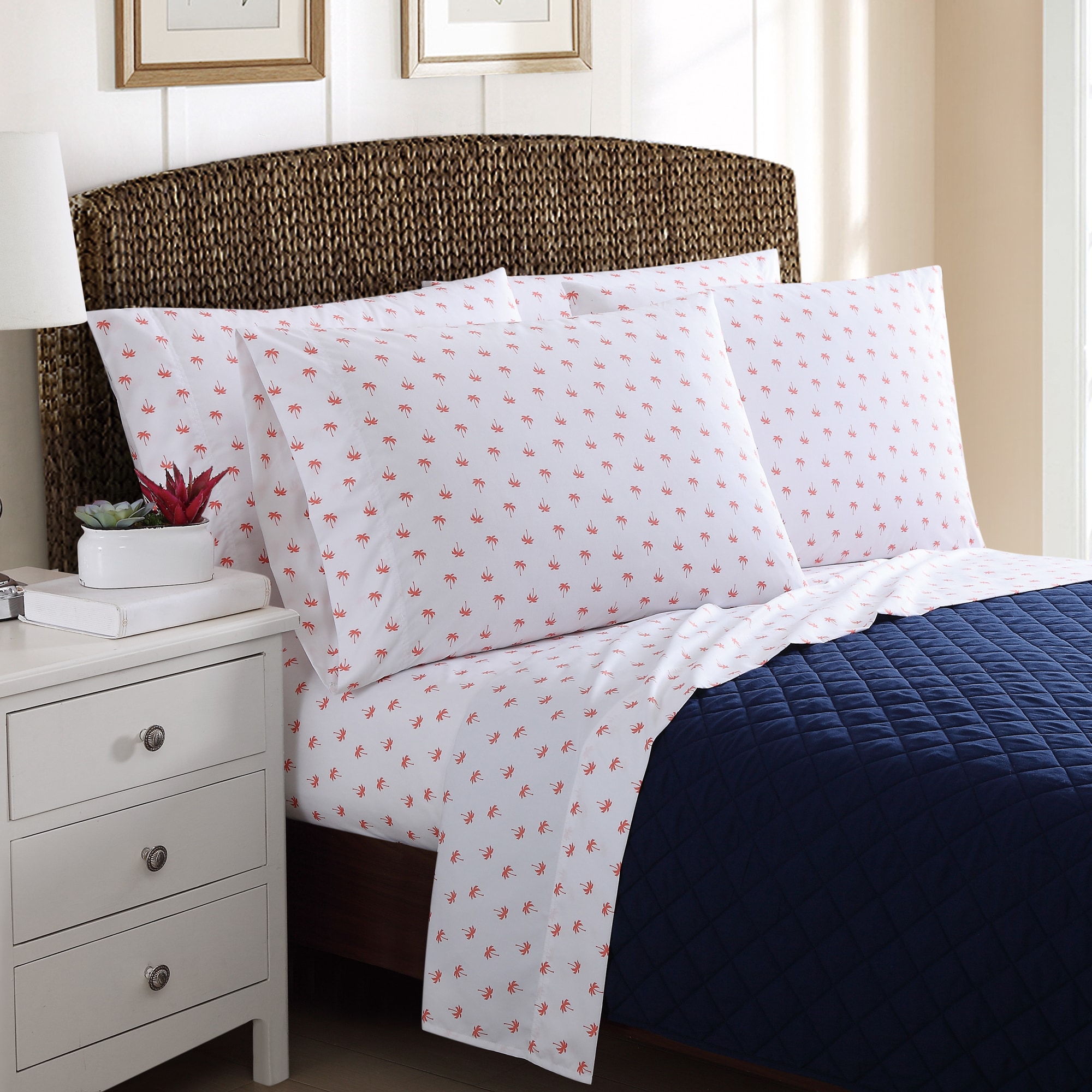 Oceanfront Resort 6 Piece Luxury Microfiber Printed Sheet Sets Oceanfront Resort 6 Piece Luxury Microfiber Printed Sheet Sets On Free Shipping Today 15232427