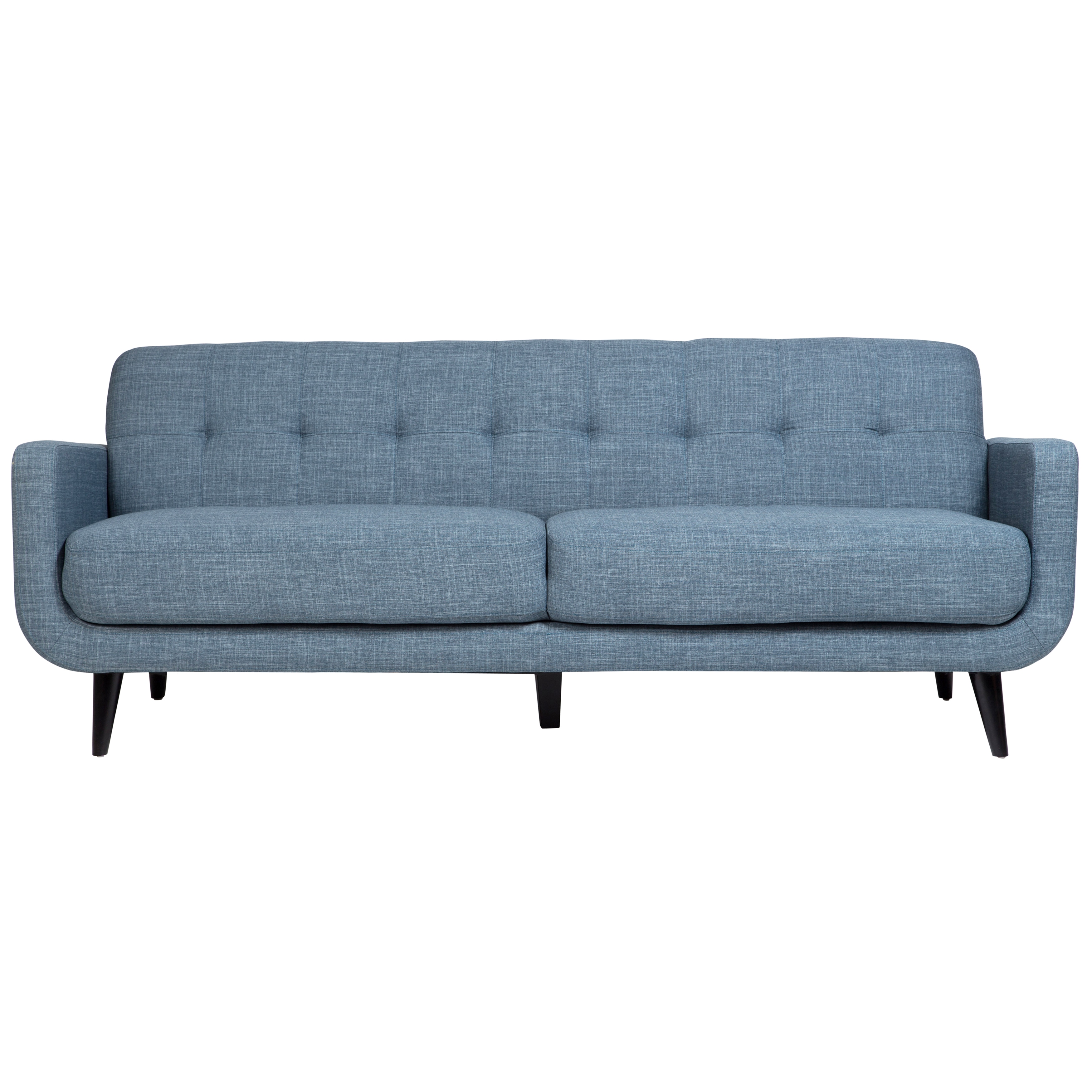 Porter Casper Blue Mid Century Modern Tufted Sofa Free Shipping Porter Casper Blue Mid Century Modern Tufted Sofa Free Shipping Today 21744324