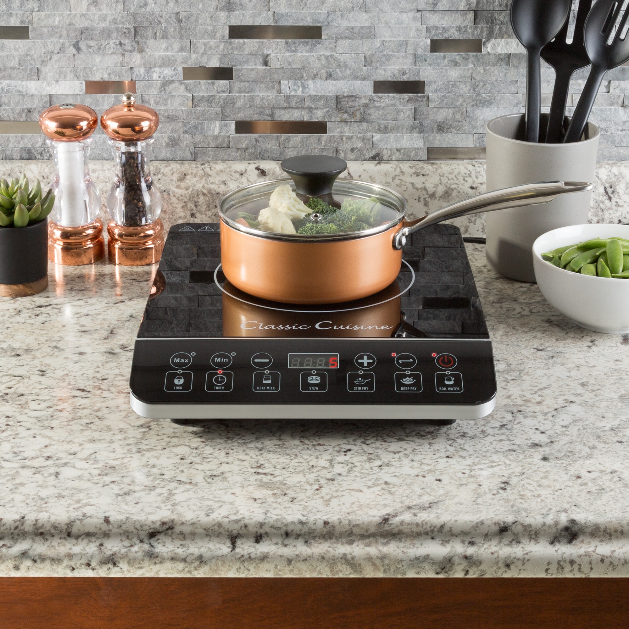 Multi Function 1800w Portable Induction Cooker Cooktop Burner Multi Function 1800w Portable Induction Cooker Cooktop Burner Black By Clic Cuisine