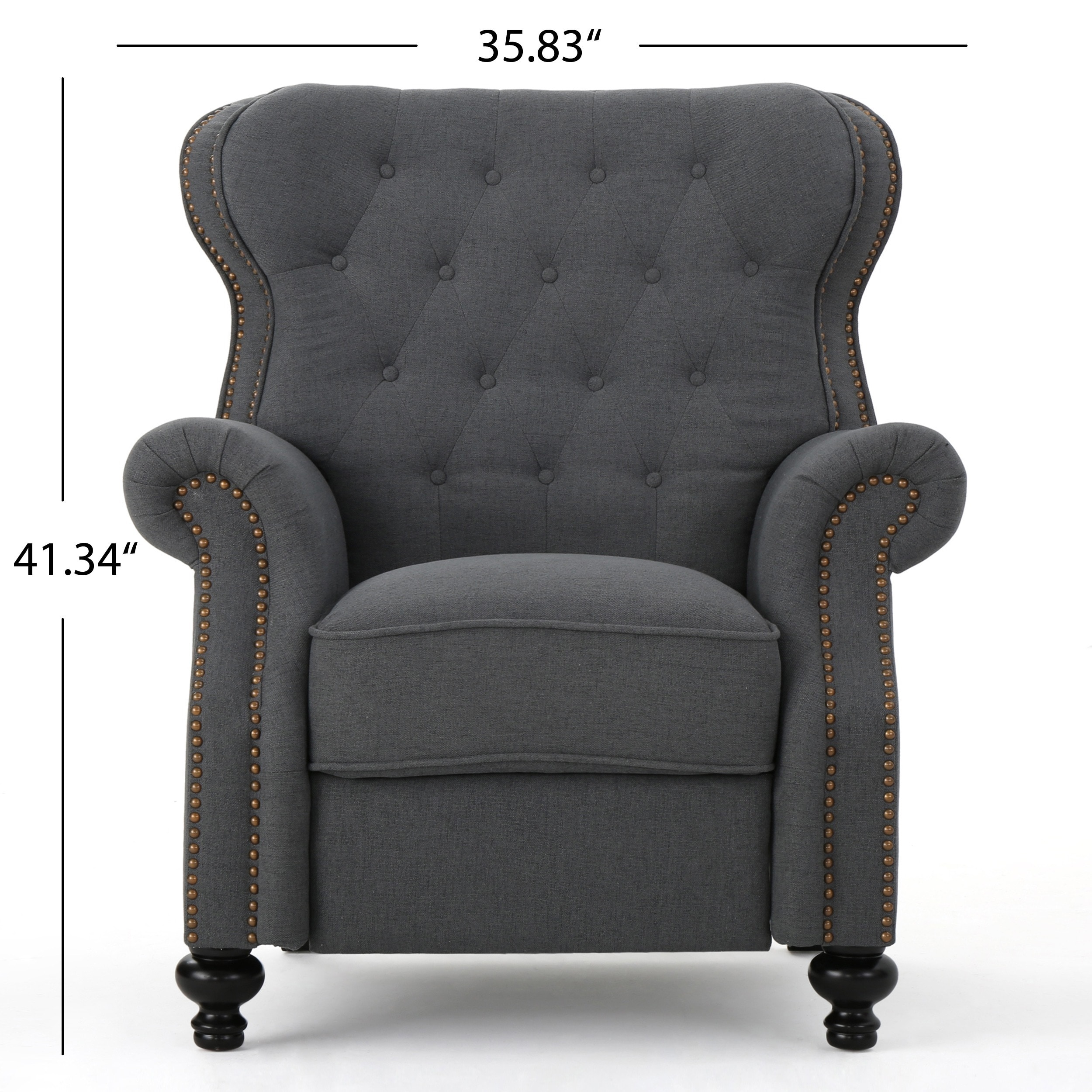 Walder Tufted Fabric Recliner Club Chair By Christopher Knight Walder Tufted Fabric Recliner Club Chair By Christopher Knight Home On Free Shipping Today 15279317