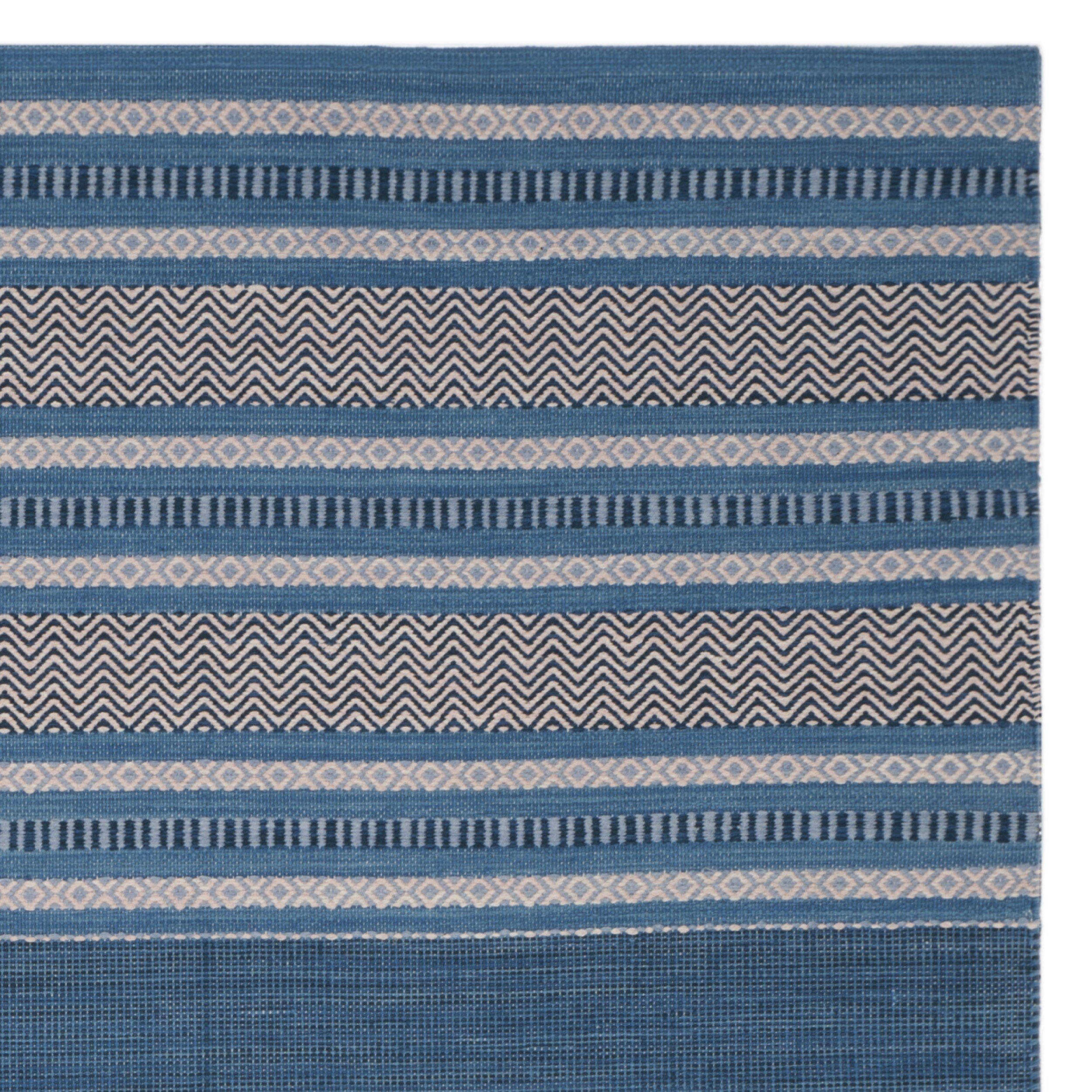 Shop Safavieh Montauk Hand Woven Blue Grey Cotton Area Rug 8 x