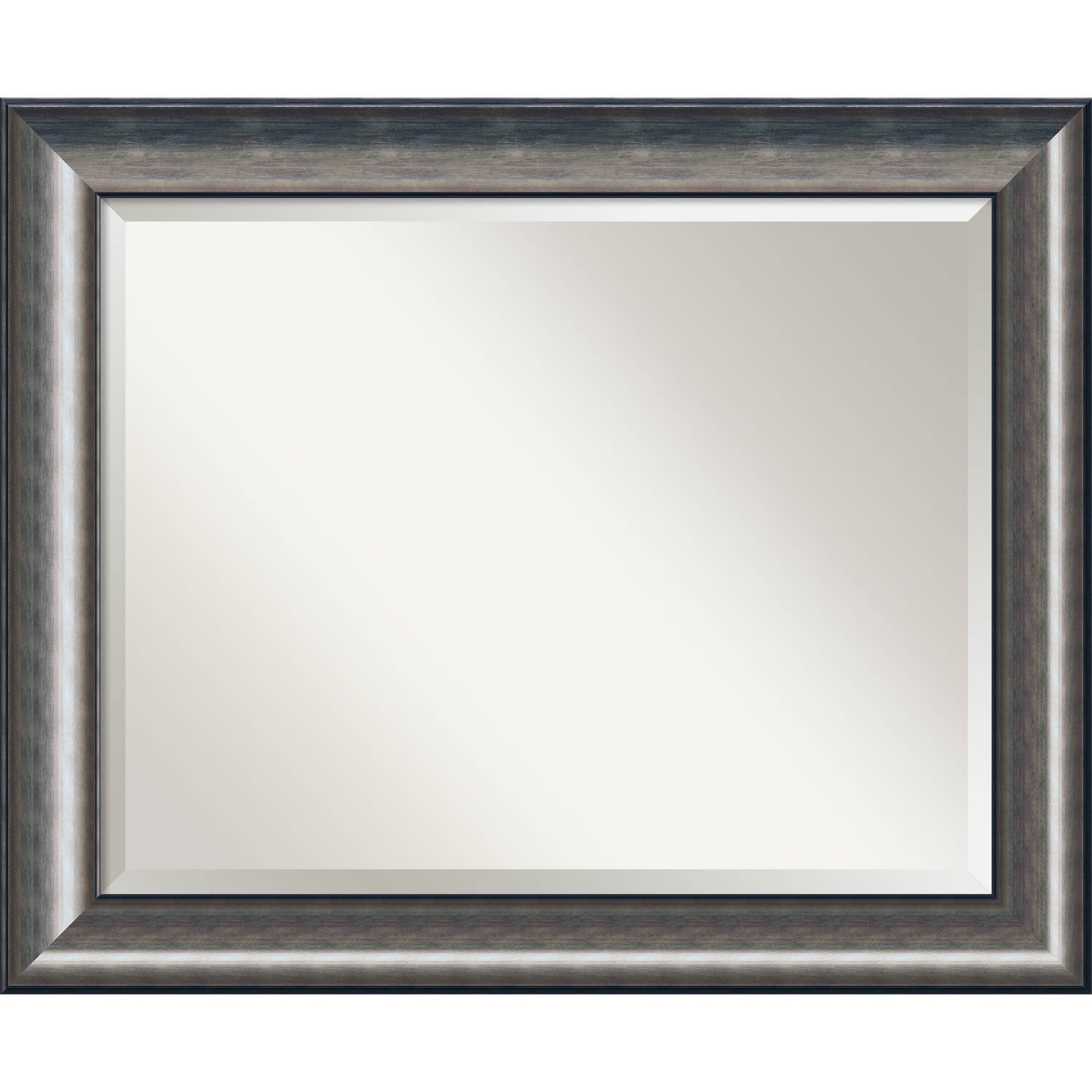 shop bathroom mirror large, quicksilver scoop 34 x 28-inch - silver