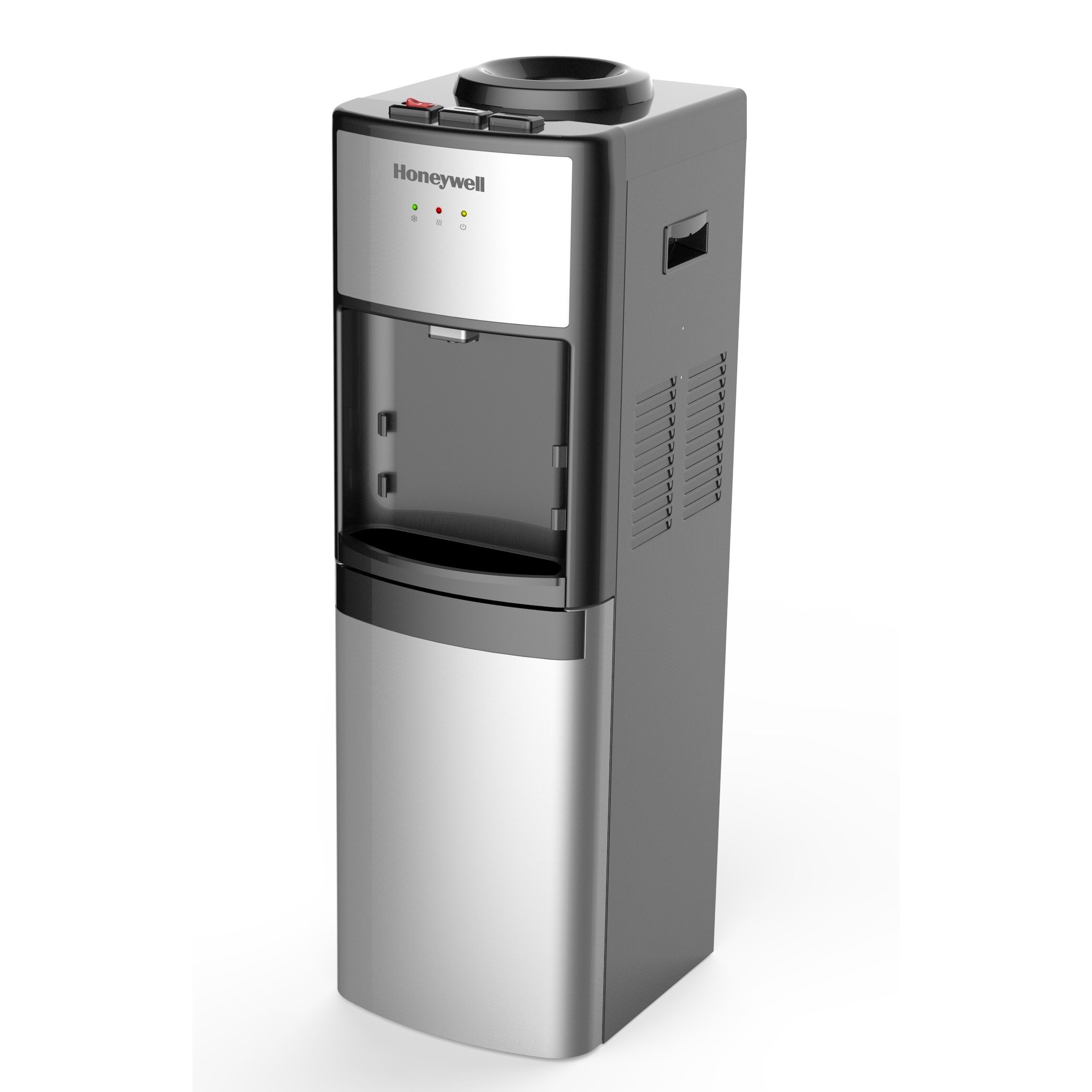 Shop Honeywell HWB1083S 41 In Commercial Grade Hot Cold And Room Temperature Water Dispenser Silver Shop Honeywell HWB1083S 41 In Commercial Grade Hot Cold And Room Temperature Water Dispenser Silver