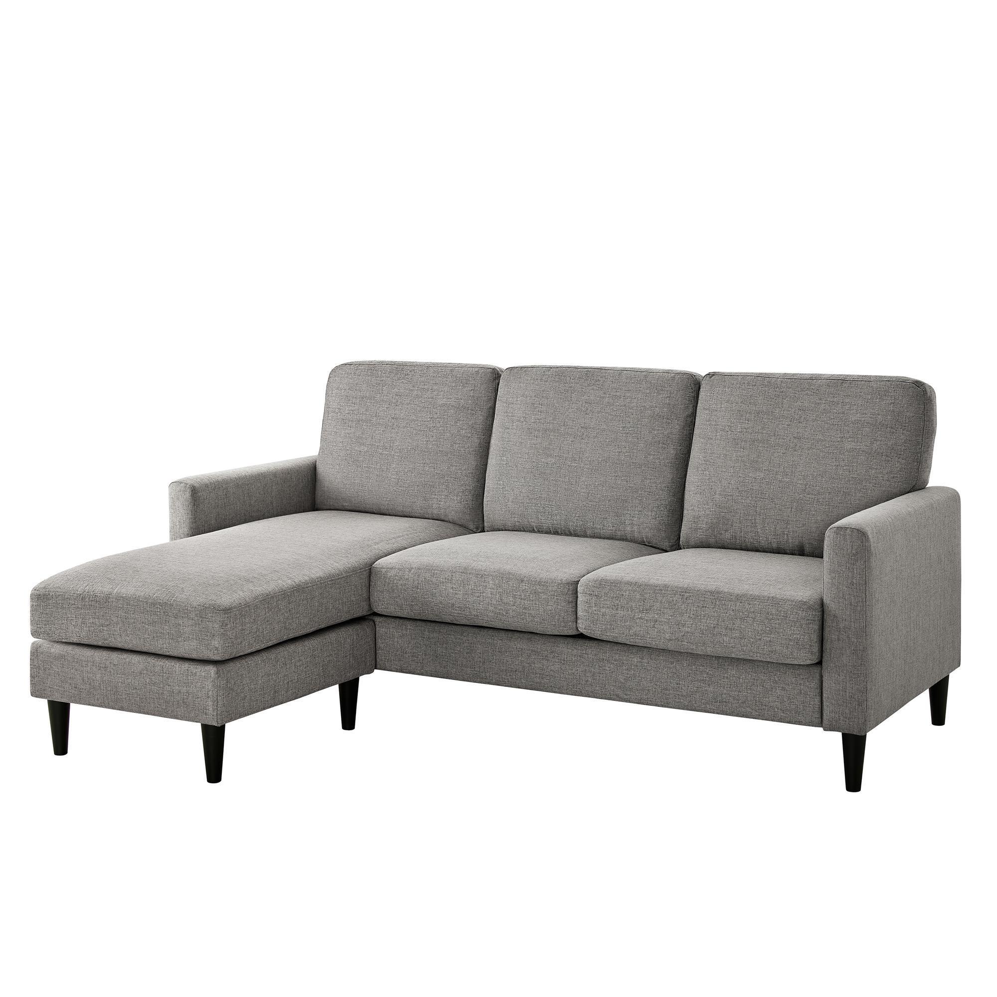 Dorel Living Kaci Grey Sectional Sofa