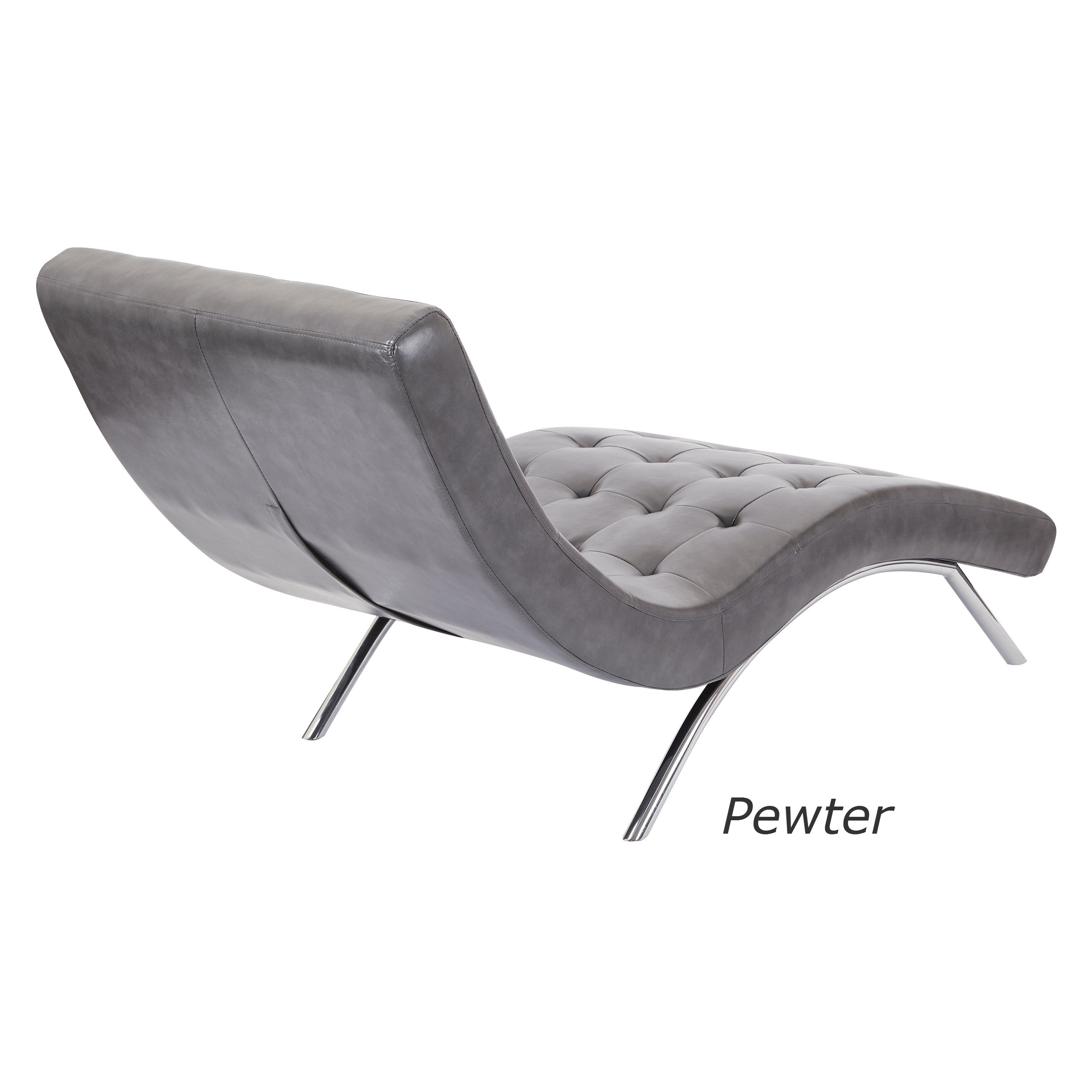 Osp Home Furnishings Blake Tufted Chaise Lounge Chair In Faux Osp Home Furnishings Blake Tufted Chaise Lounge Chair In Faux Leather Free Shipping Today 15439211