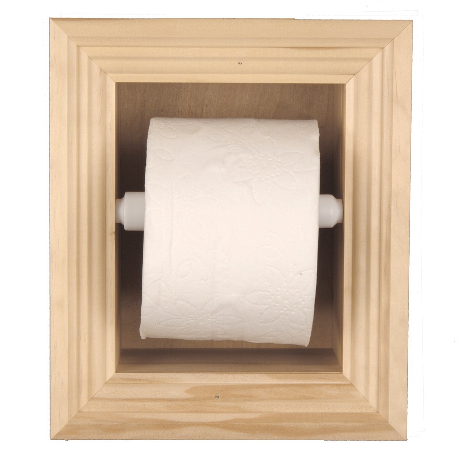 Solid Wood Recessed In Wall Bathroom Toilet Paper Holder Solid Wood Recessed In Wall Bathroom Toilet Paper Holder Multiple Finishes Free Shipping Today 15630974