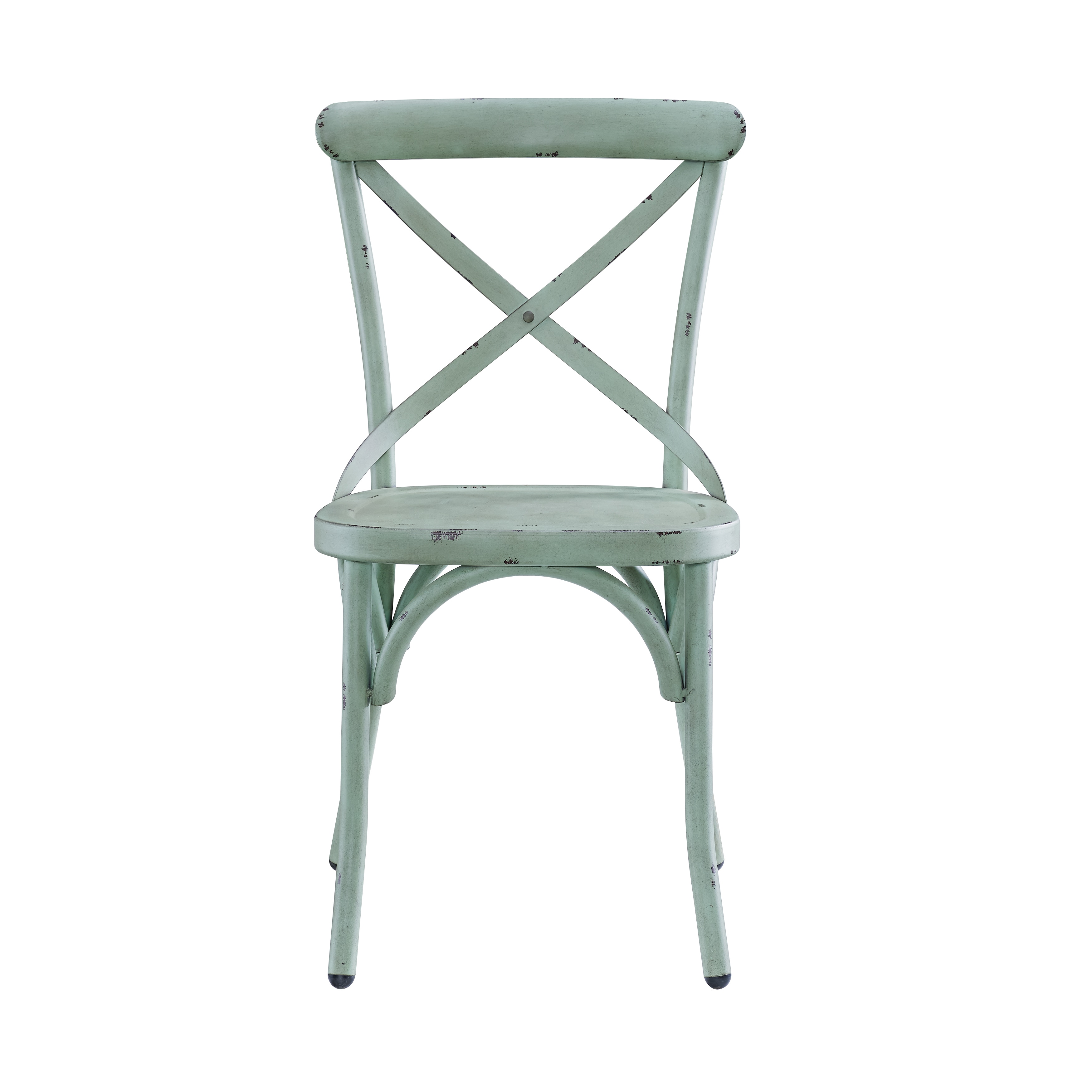 Distressed Antique Blue Metal Dining Chair Free Shipping Distressed Antique Blue Metal Dining Chair
