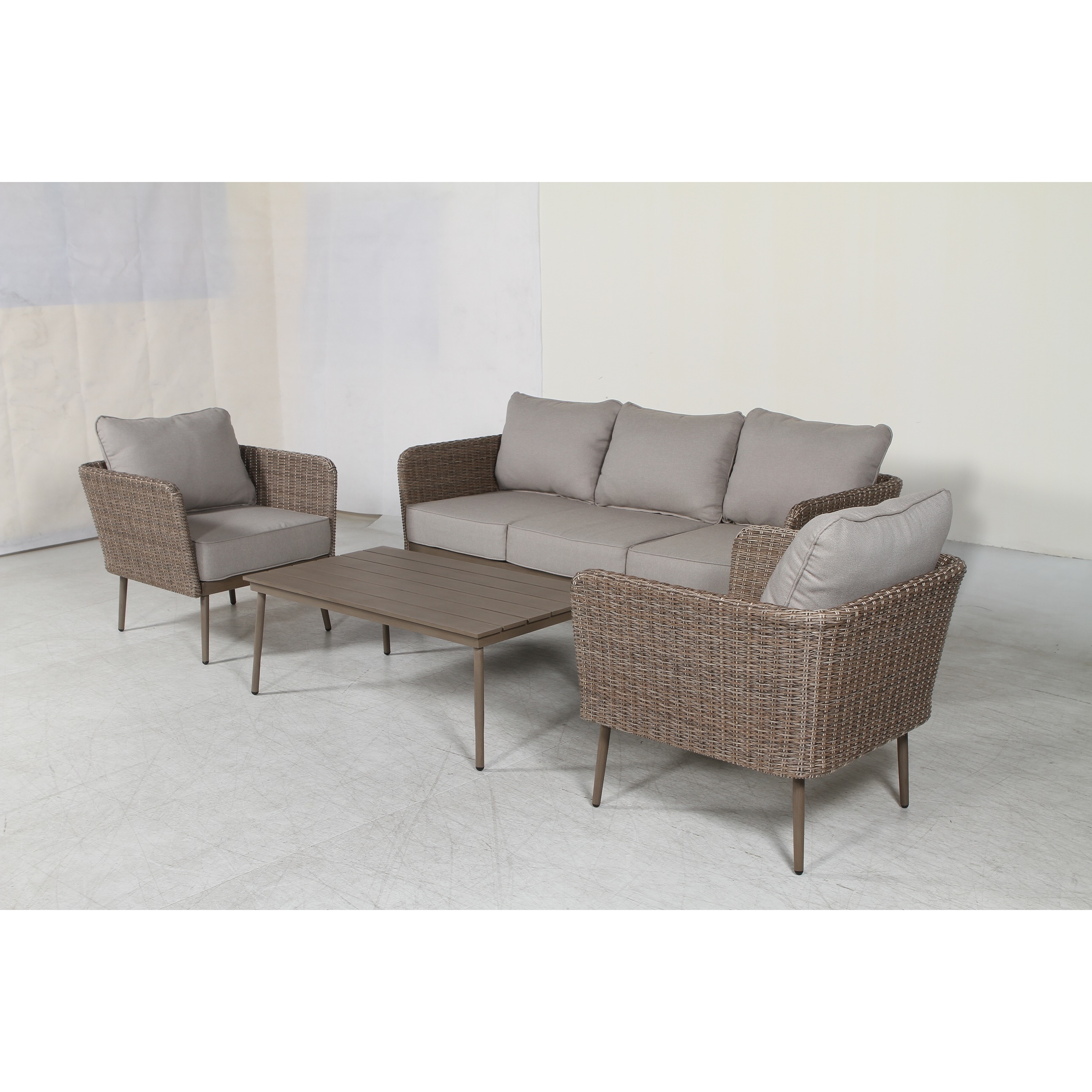 Capri Wicker Patio Sofa Set Free Shipping Today Capri Wicker Patio Sofa Set Free Shipping Today 15857148