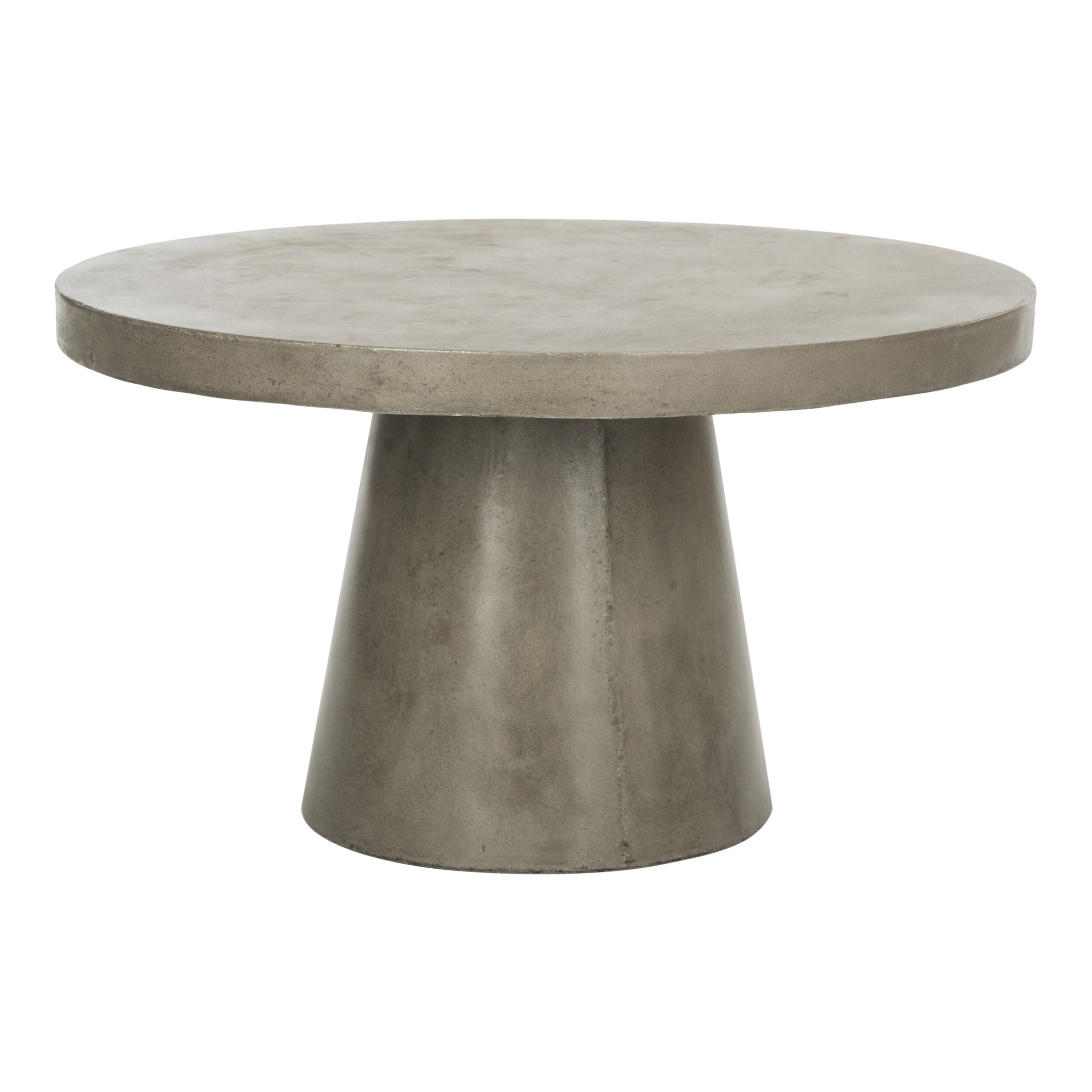 Shop Safavieh Delfia Dark Grey Modern Concrete Round Indoor Outdoor