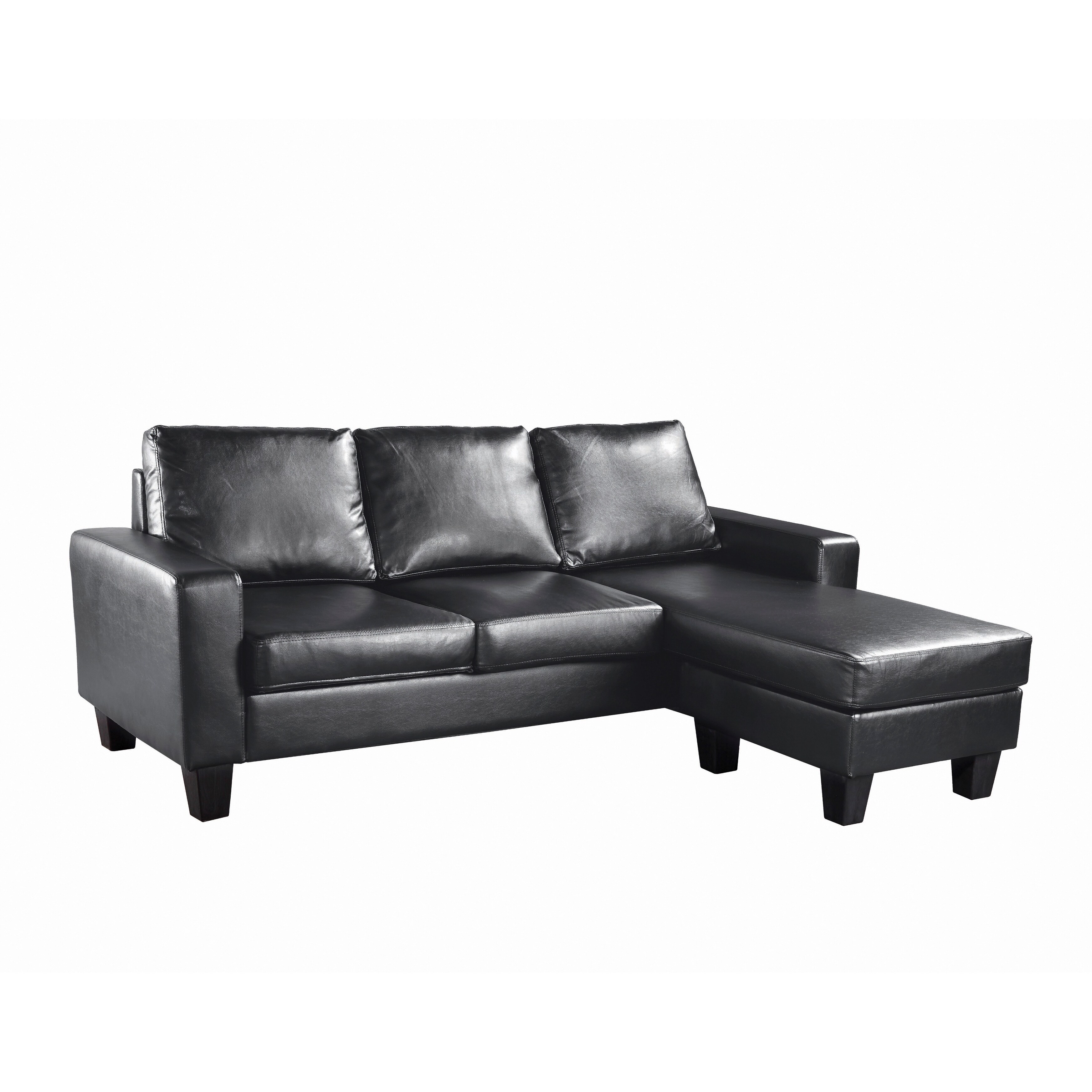 Lyke Home Reversible Apartment Sofa Chaise Free Shipping Lyke Home Reversible Apartment Sofa Chaise Free Shipping Today 15925545