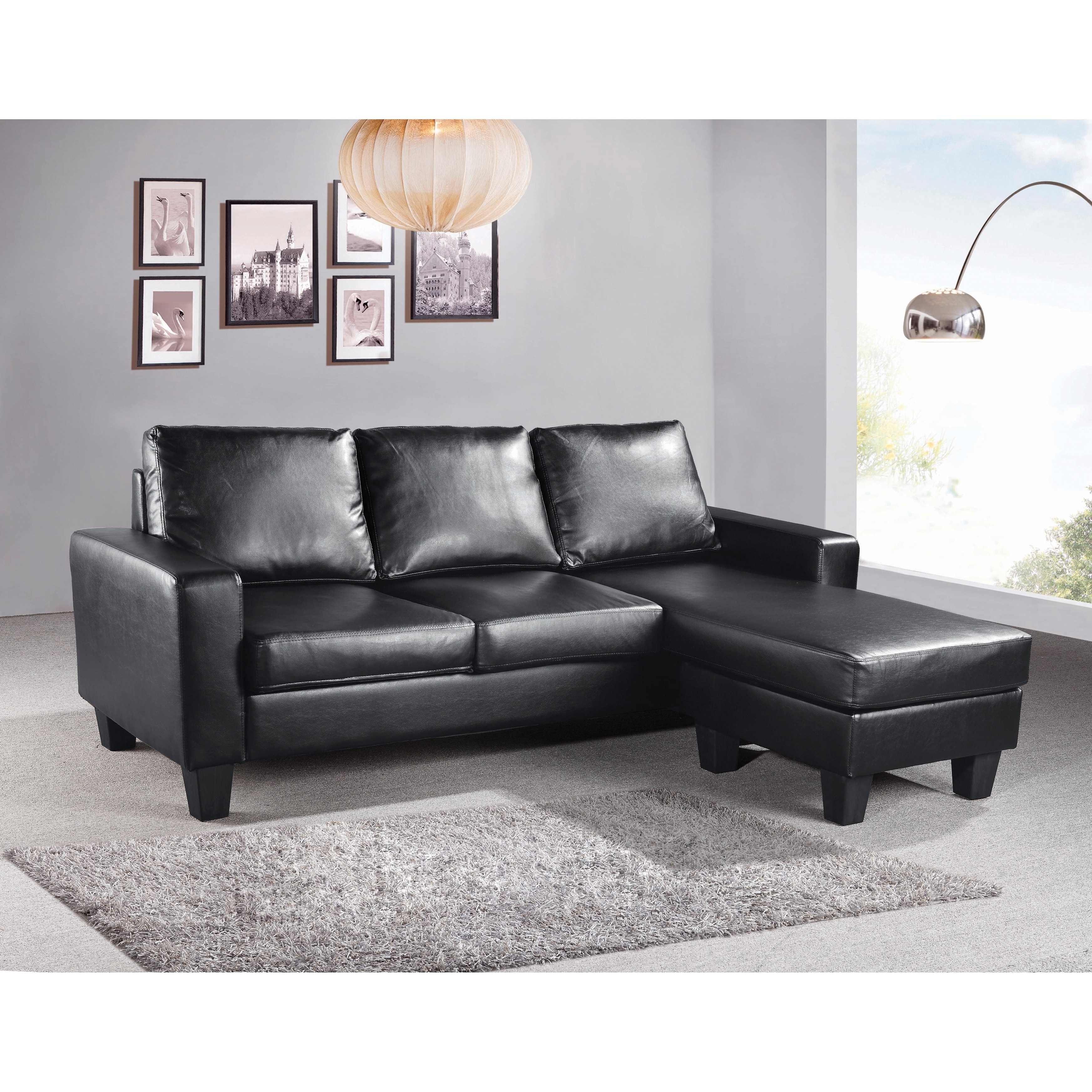 Lyke Home Reversible Apartment Sofa Chaise On Free Lyke Home Reversible Apartment Sofa Chaise On Free Shipping Today 15925545