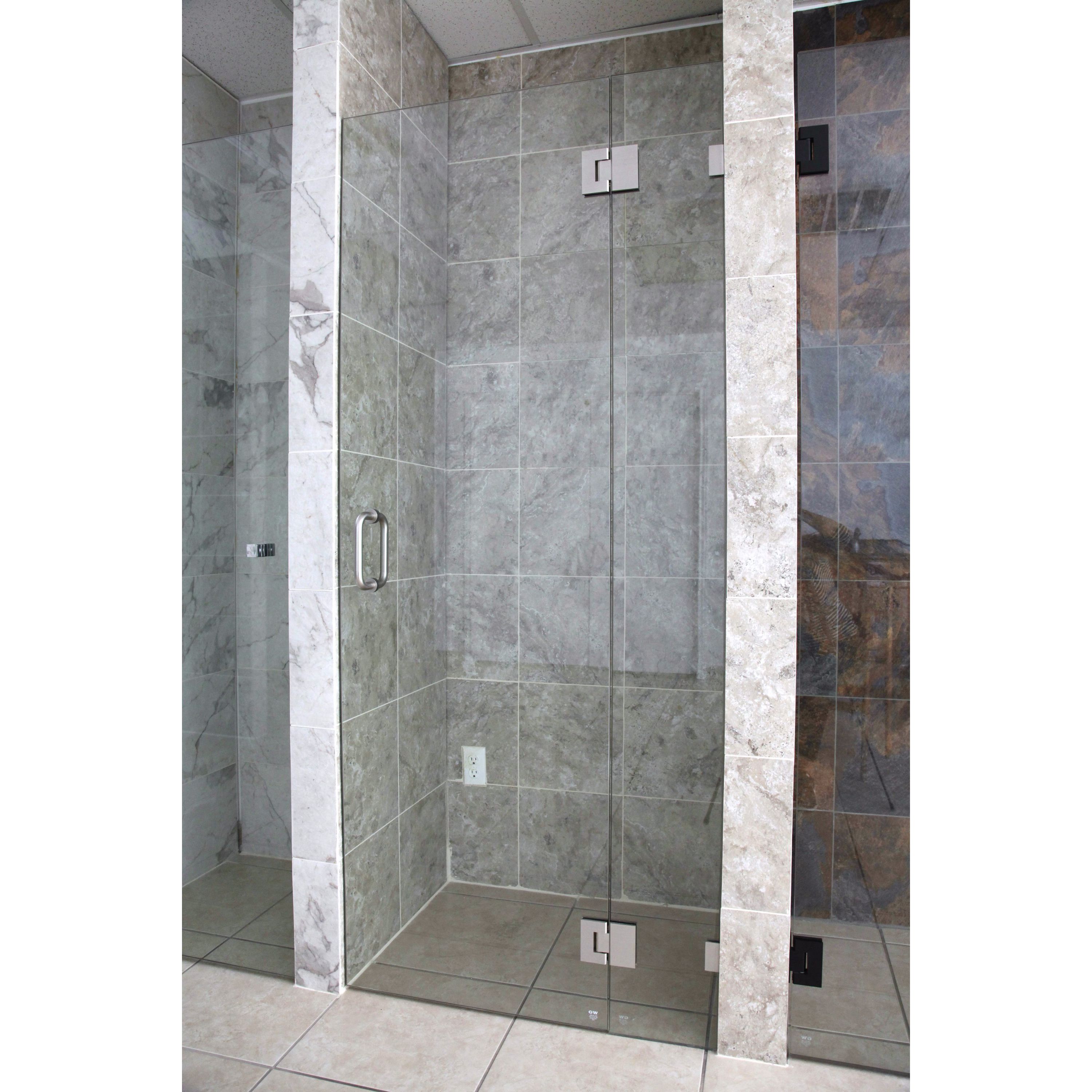 Gl Warehouse 78 X 46 Frameless Shower Door Hinge Gl Warehouse 78 X 46 Frameless Shower Door Hinge Free Shipping Today 15962516