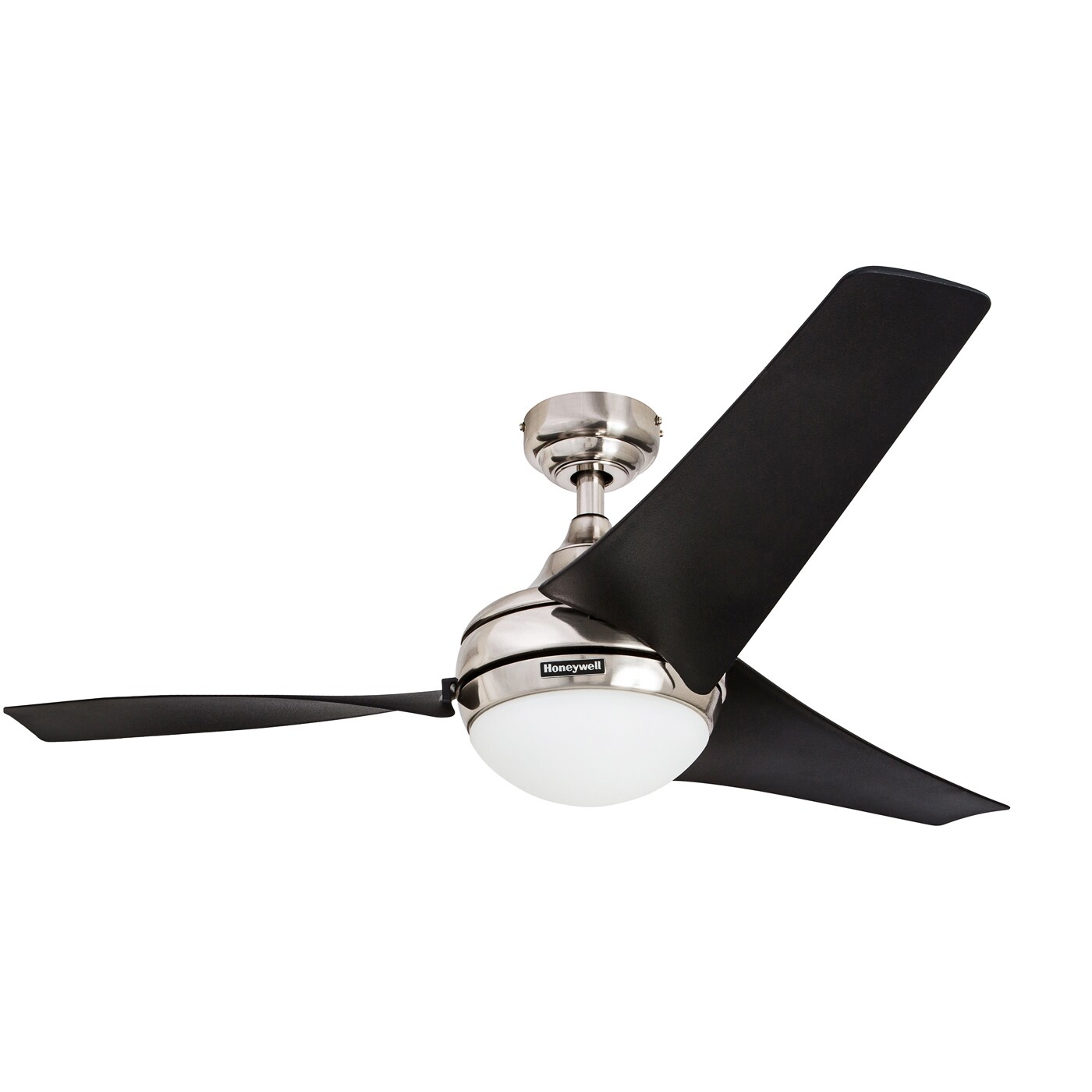 52 Honeywell Rio Brushed Nickel 3 Blade Ceiling Fan With 52 Honeywell Rio Brushed Nickel 3 Blade Ceiling Fan With Integrated Light And Remote Free Shipping Today 16000065