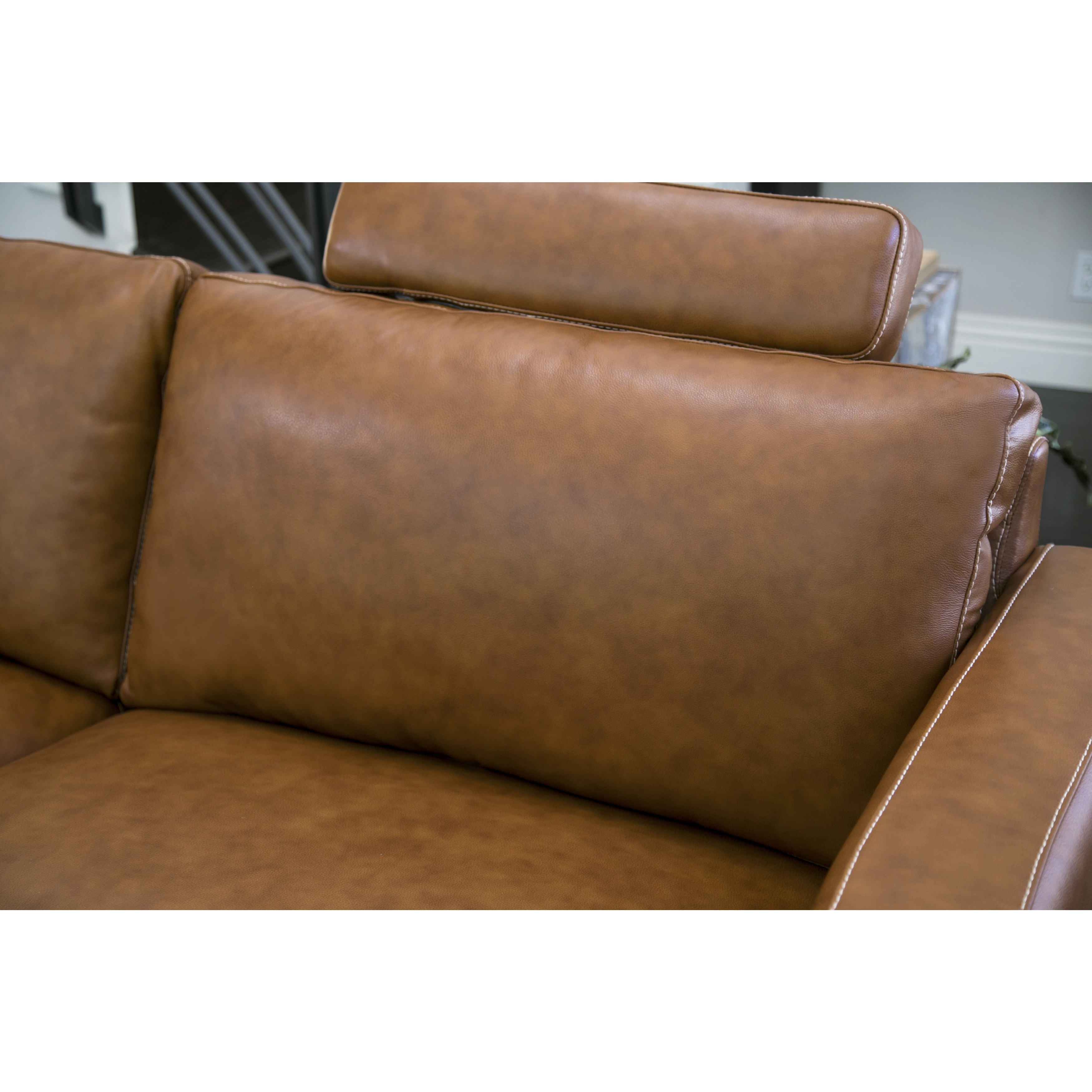 Abbyson Edison Mid Century Camel Leather Sofa On Free Abbyson Edison Mid Century Camel Leather Sofa On Free Shipping Today 16005095