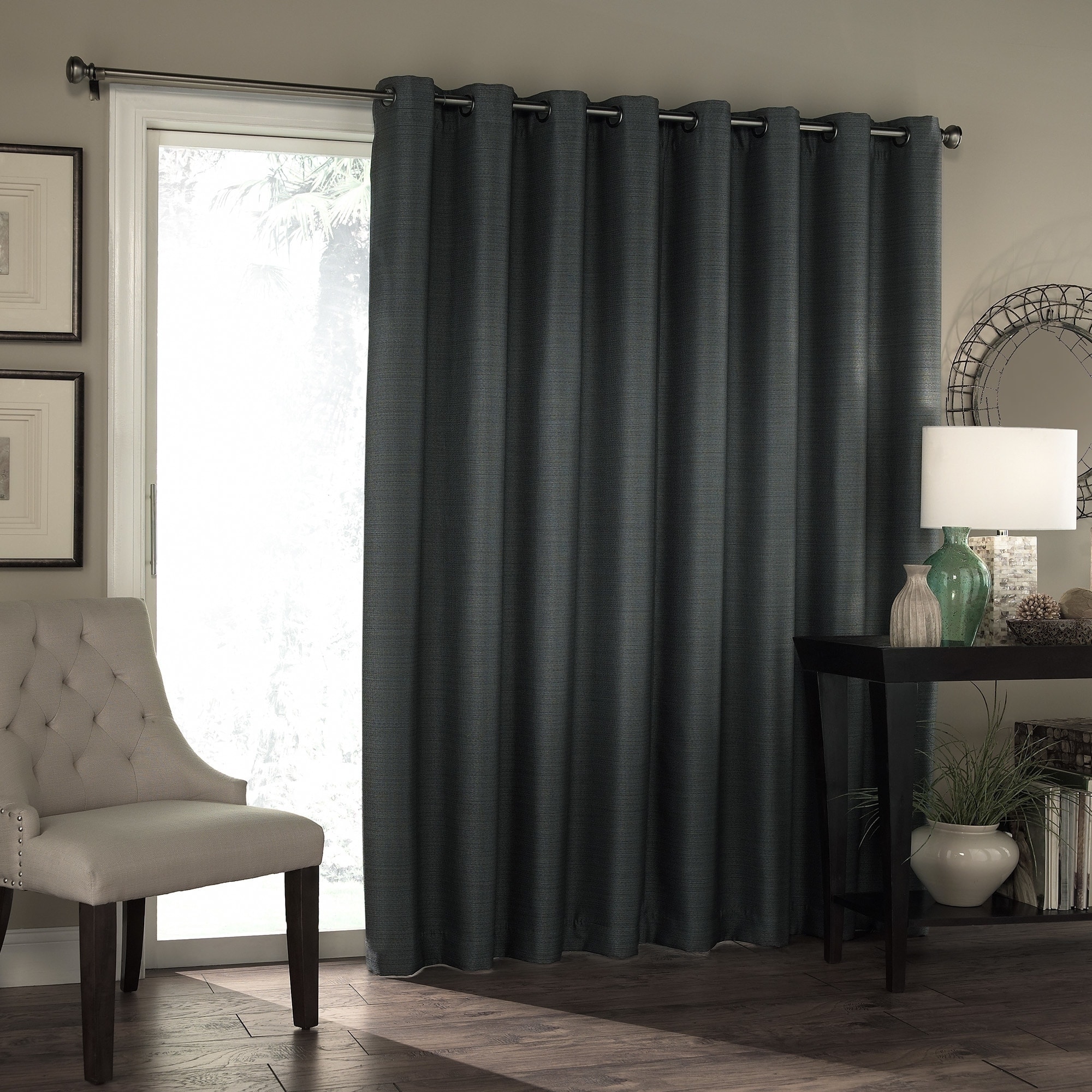 Eclipse Bryson Thermaweave Blackout Patio Door Curtain Panel Eclipse Bryson Thermaweave Blackout Patio Door Curtain Panel 100x84 Free Shipping Today 16149924