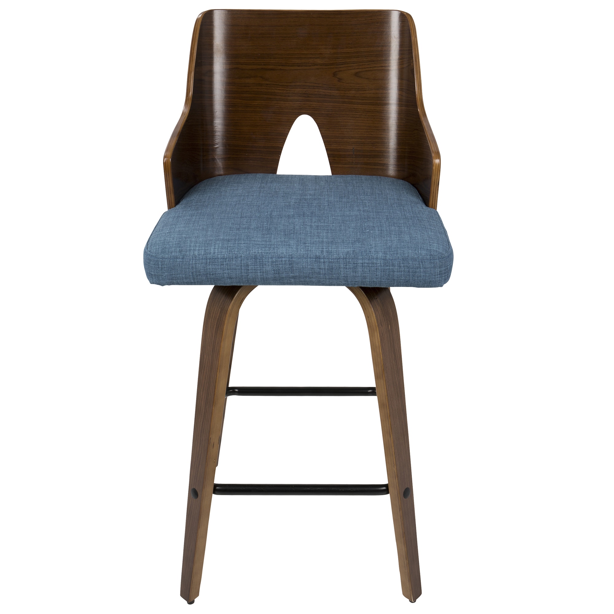Ariana Walnut 26 Inch Mid Century Modern Counter Stool Free Shipping Ariana Walnut 26 Inch Mid Century Modern Counter Stool Free Shipping