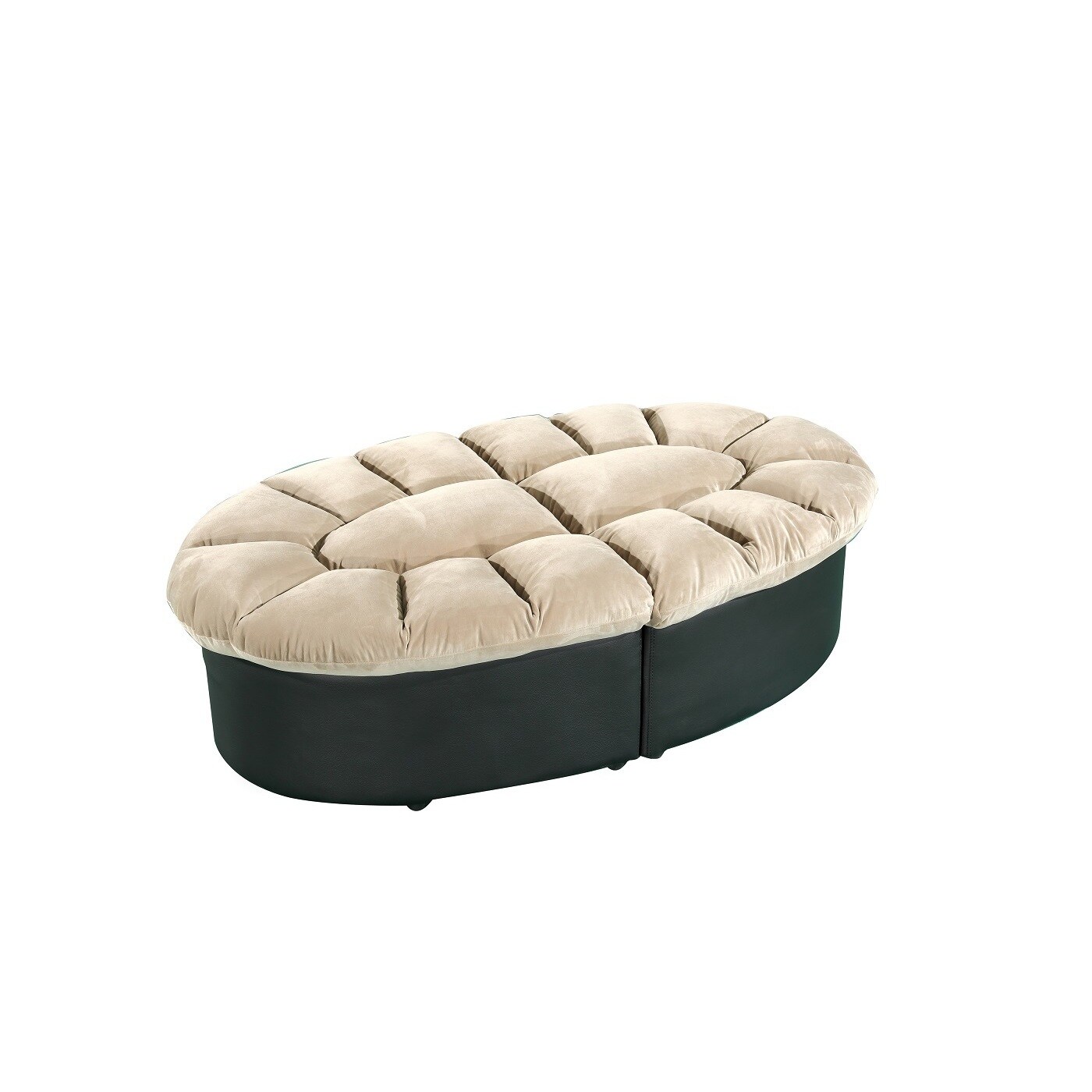 Papasan Modern Style Velvet 2 Piece Sectional Sofa With Ottoman Papasan Modern Style Velvet 2 Piece Sectional Sofa With Ottoman Set Free Shipping Today 16327150