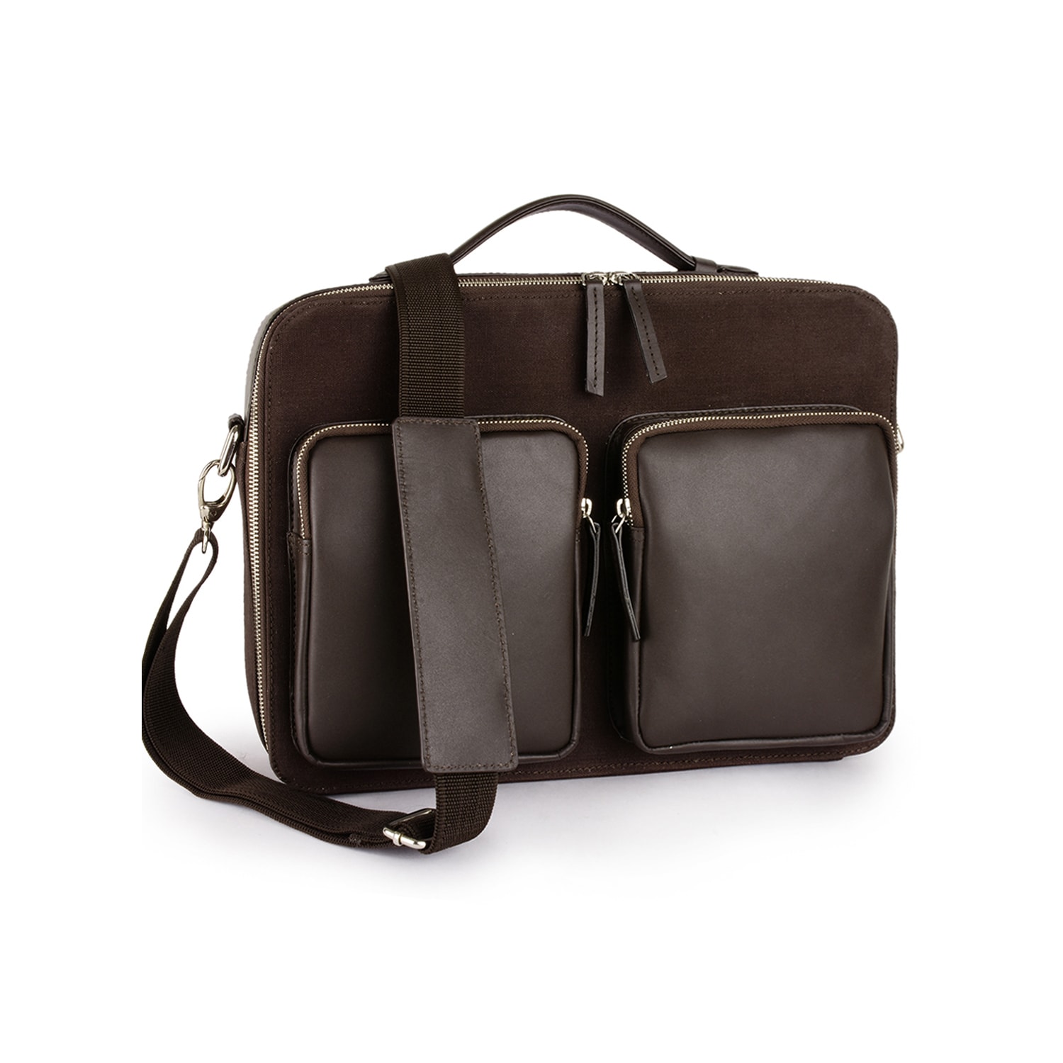 Handmade Phive Rivers Men S Canvas Messenger Bag Brown Italy Handmade Phive Rivers Men S Canvas Messenger Bag Brown Italy Free Shipping Today 22702693