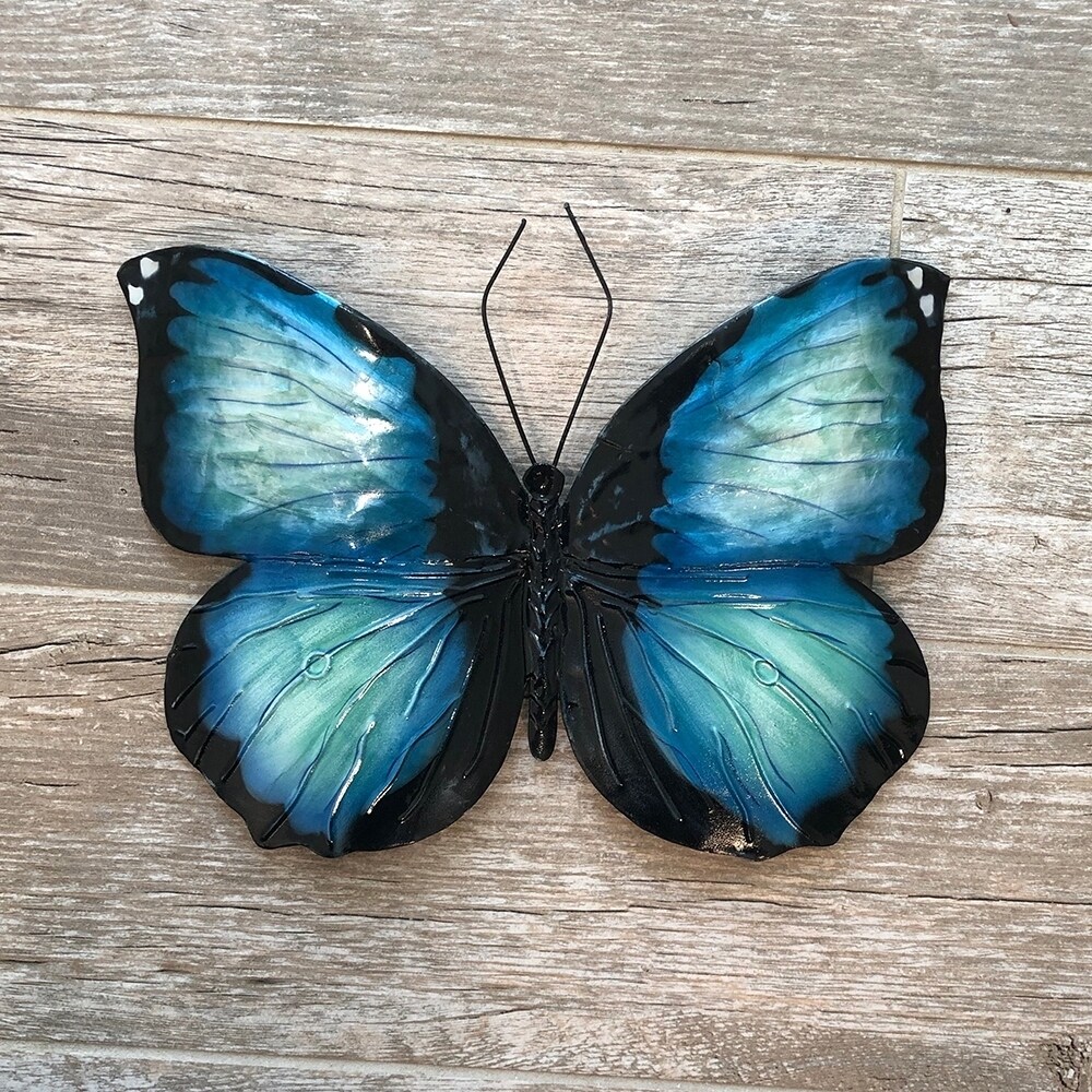 Shop Blue And Black Butterfly Wall Decor Free Shipping On Orders