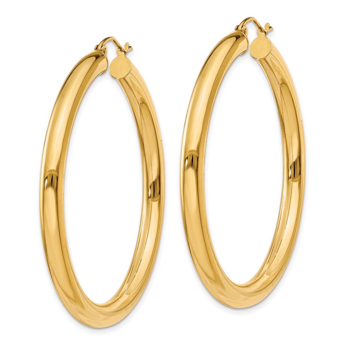 14 Karat Polished 4mm X 45mm Hoop Earrings Free Shipping 14 Karat Polished 4mm X 45mm Hoop Earrings Free Shipping Today 16371859