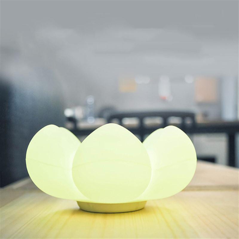 Flower Storage Led Table Lamp Silicone Touch Control Bedside Flower Storage Led Table Lamp Silicone Touch Control Bedside Light Decoration Color Random
