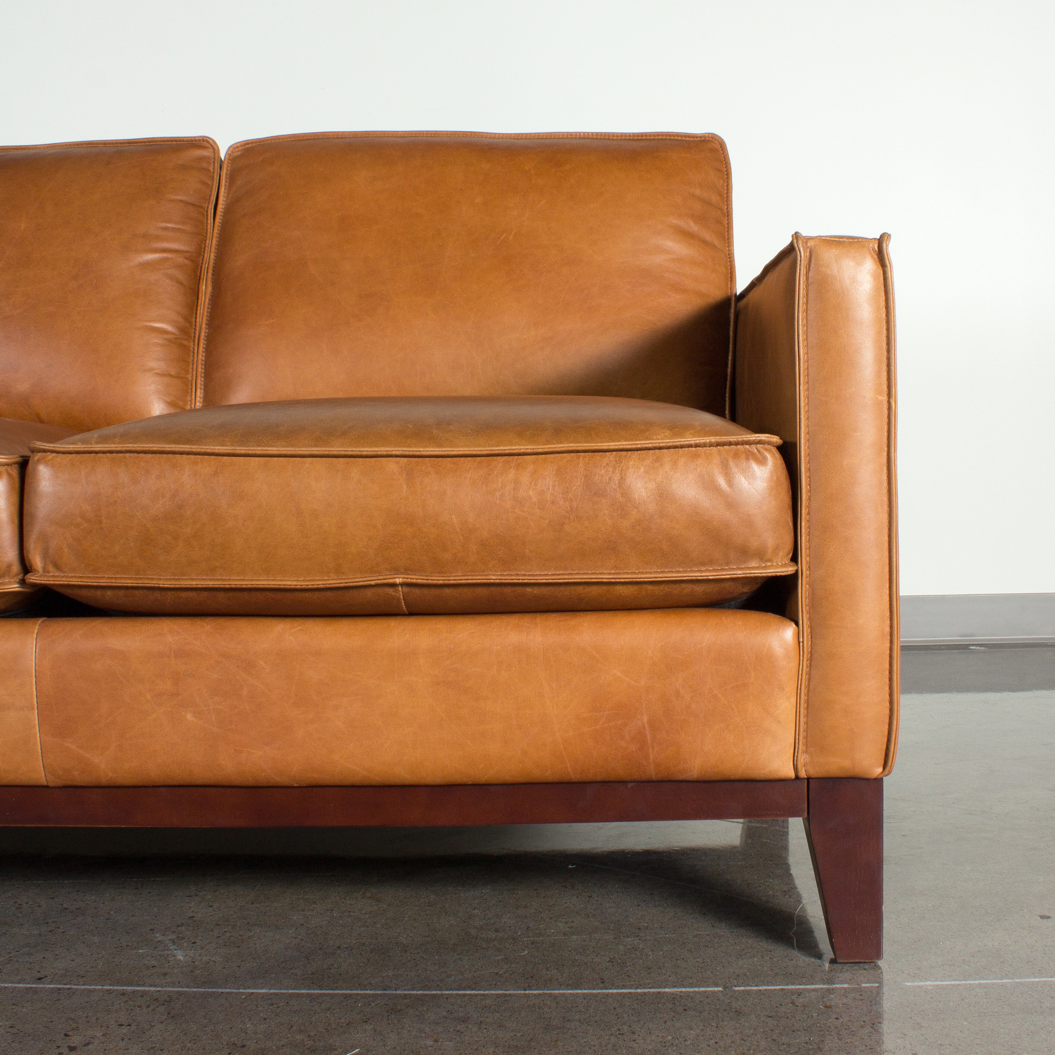 Paladin Leather Sofa Free Shipping Today 16431836
