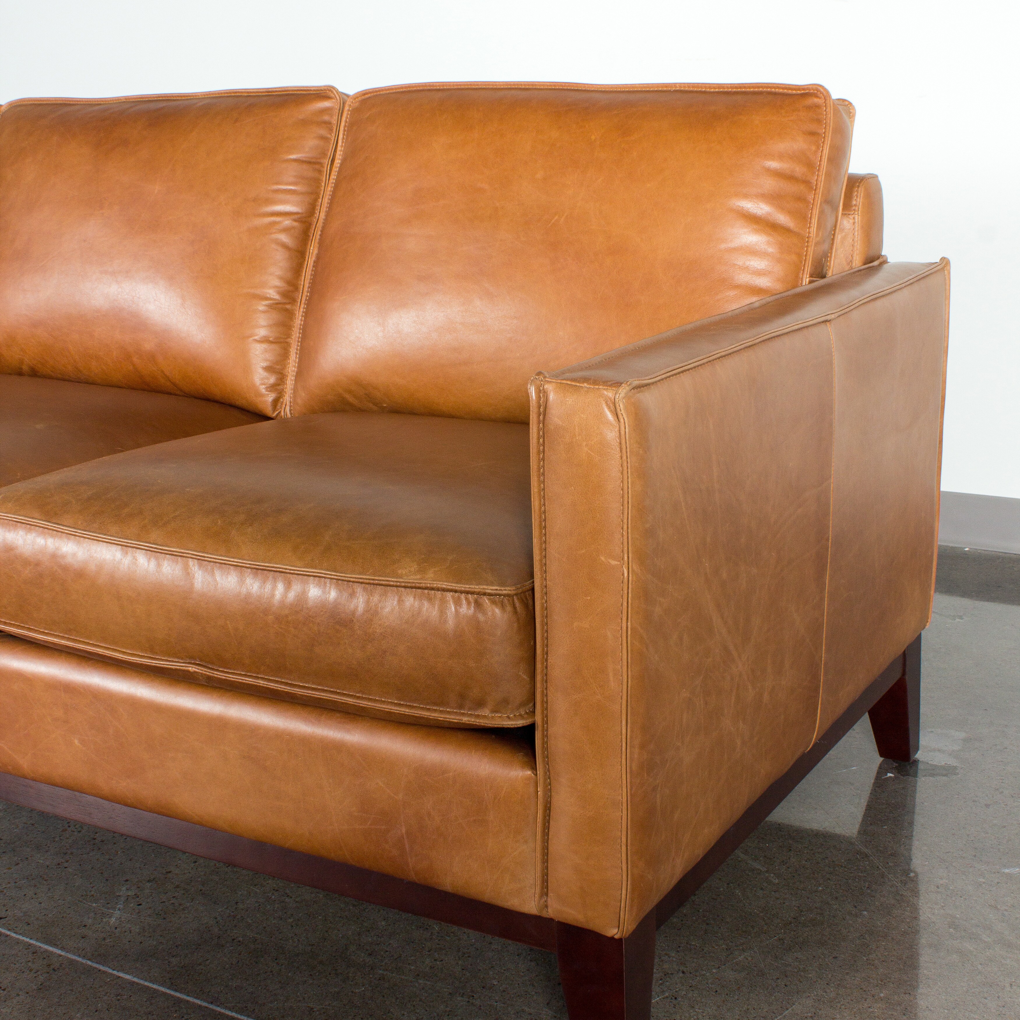 Paladin Leather Sofa Free Shipping Today 16431836