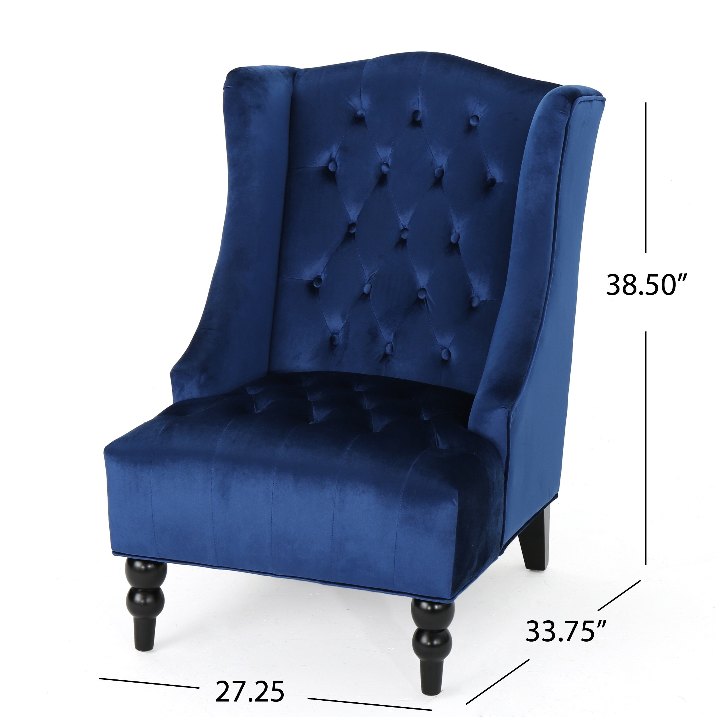 Shop toddman high back velvet club chair by christopher knight home on sale free shipping today overstock com 16688276