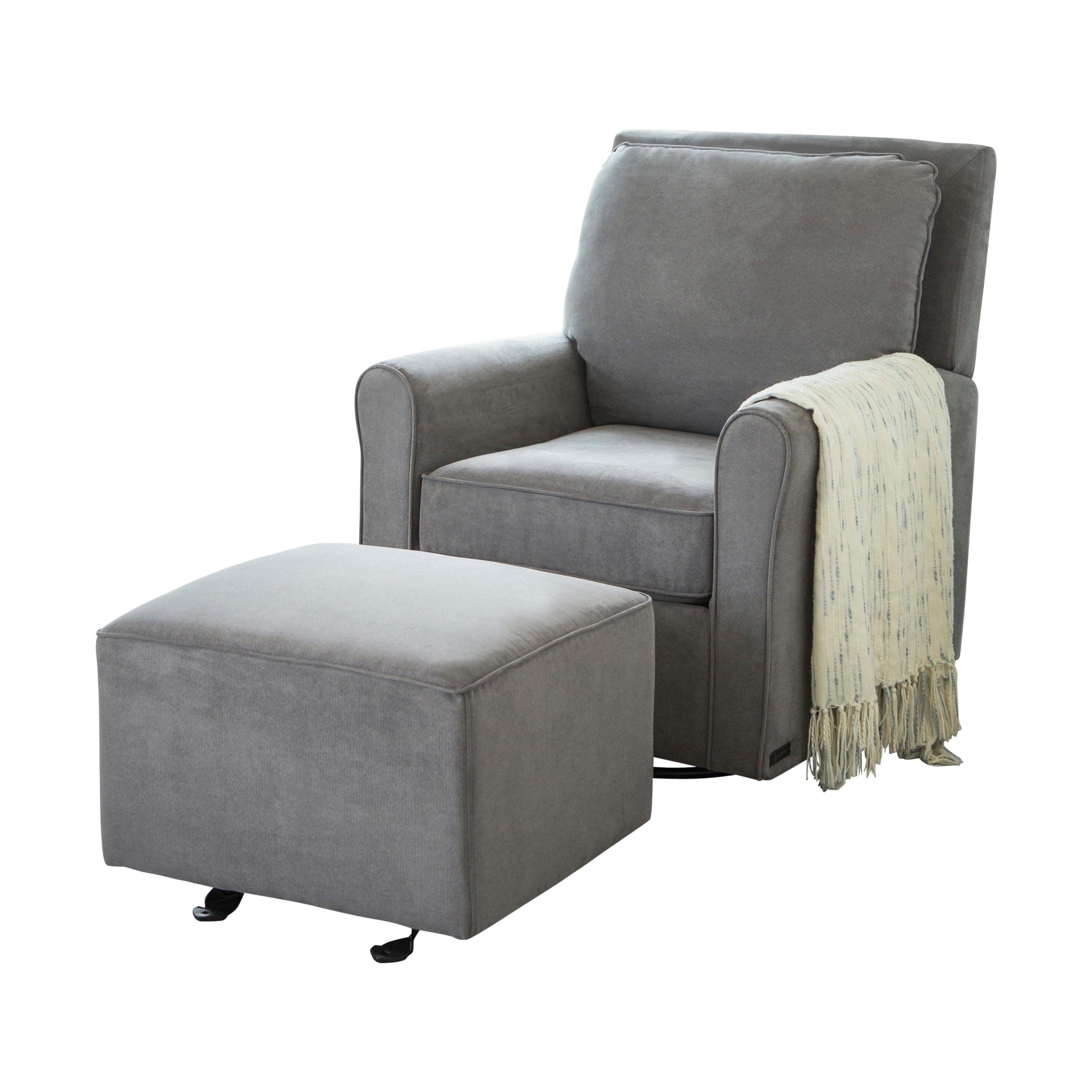 Abbyson Shiloh Fabric Gliding Chair And Ottoman On Abbyson Shiloh Fabric Gliding Chair And Ottoman On Free Shipping Today 16692966