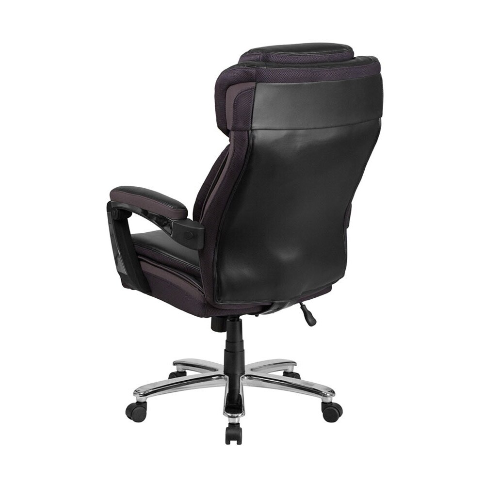 Offex Hercules Series And Tall Black Leather Executive Swivel Offex Hercules Series And Tall Black Leather Executive Swivel Office Chair With Height Adjule Headrest Free Shipping Today 23063235