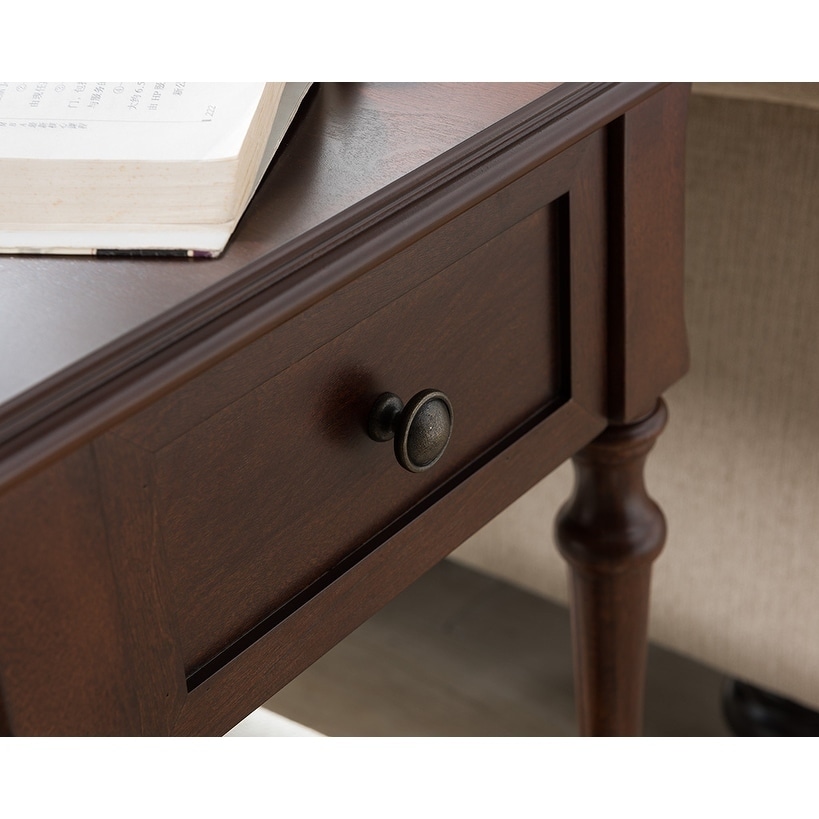 Regency Side Table With Charging Station In Dark Cherry Free Regency Side Table With Charging Station In Dark Cherry Free Shipping Today 16788562