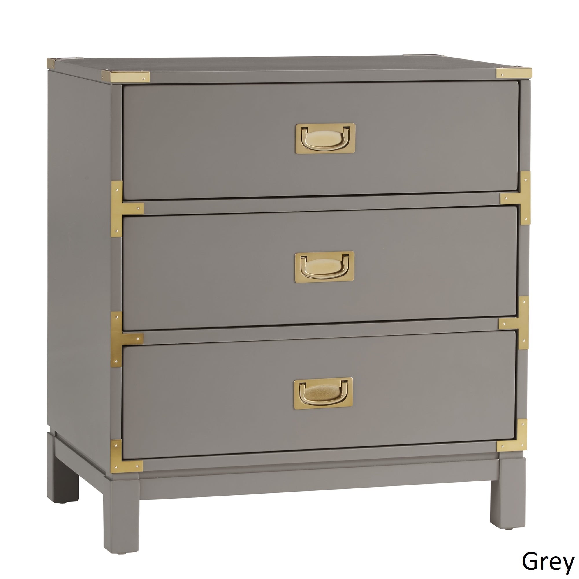 Inspire Q Bold Kedric 3 Drawer Goldtone Accent Nightstand On Inspire Q Bold Kedric 3 Drawer Goldtone Accent Nightstand On Free Shipping Today 16805776
