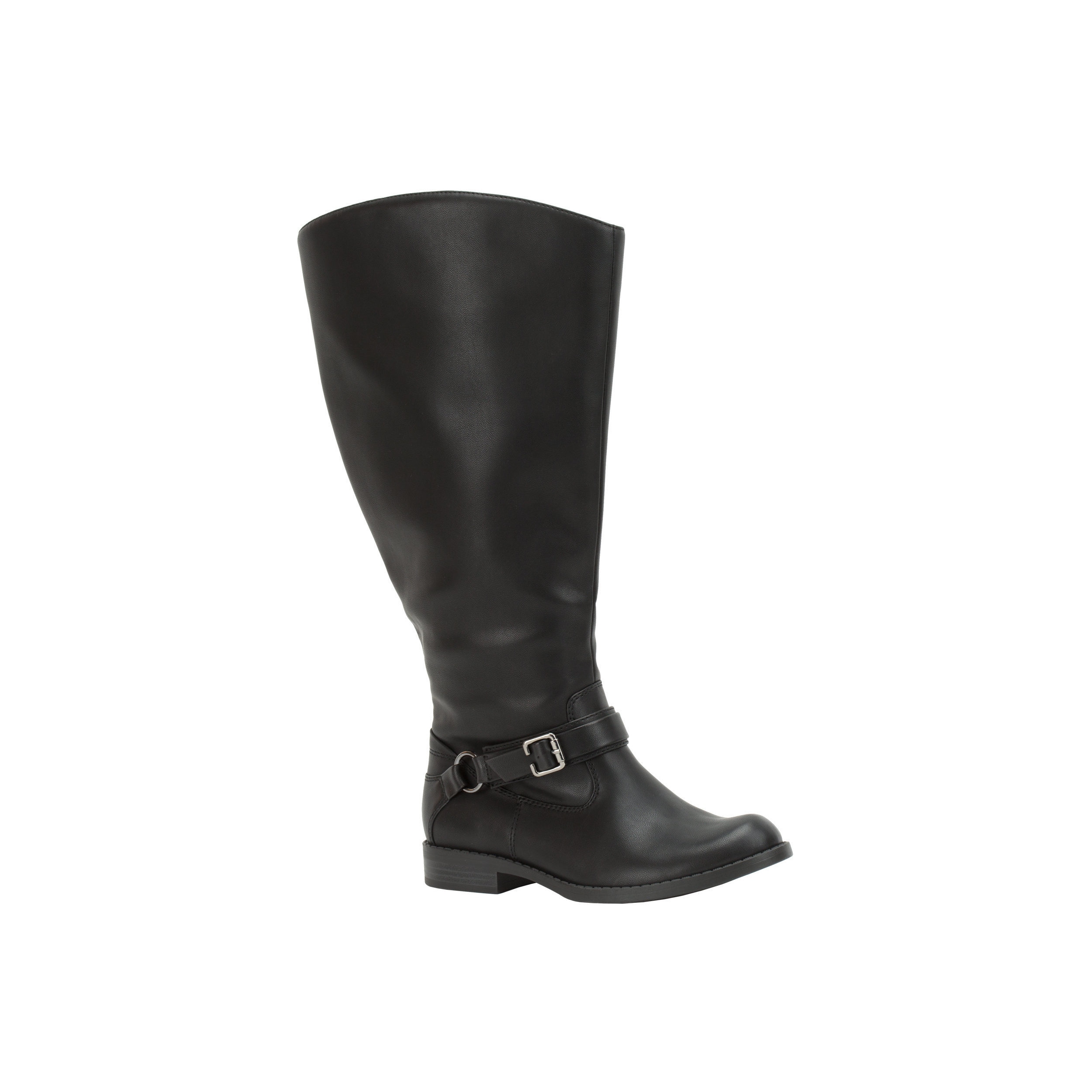 womens black wide calf boots