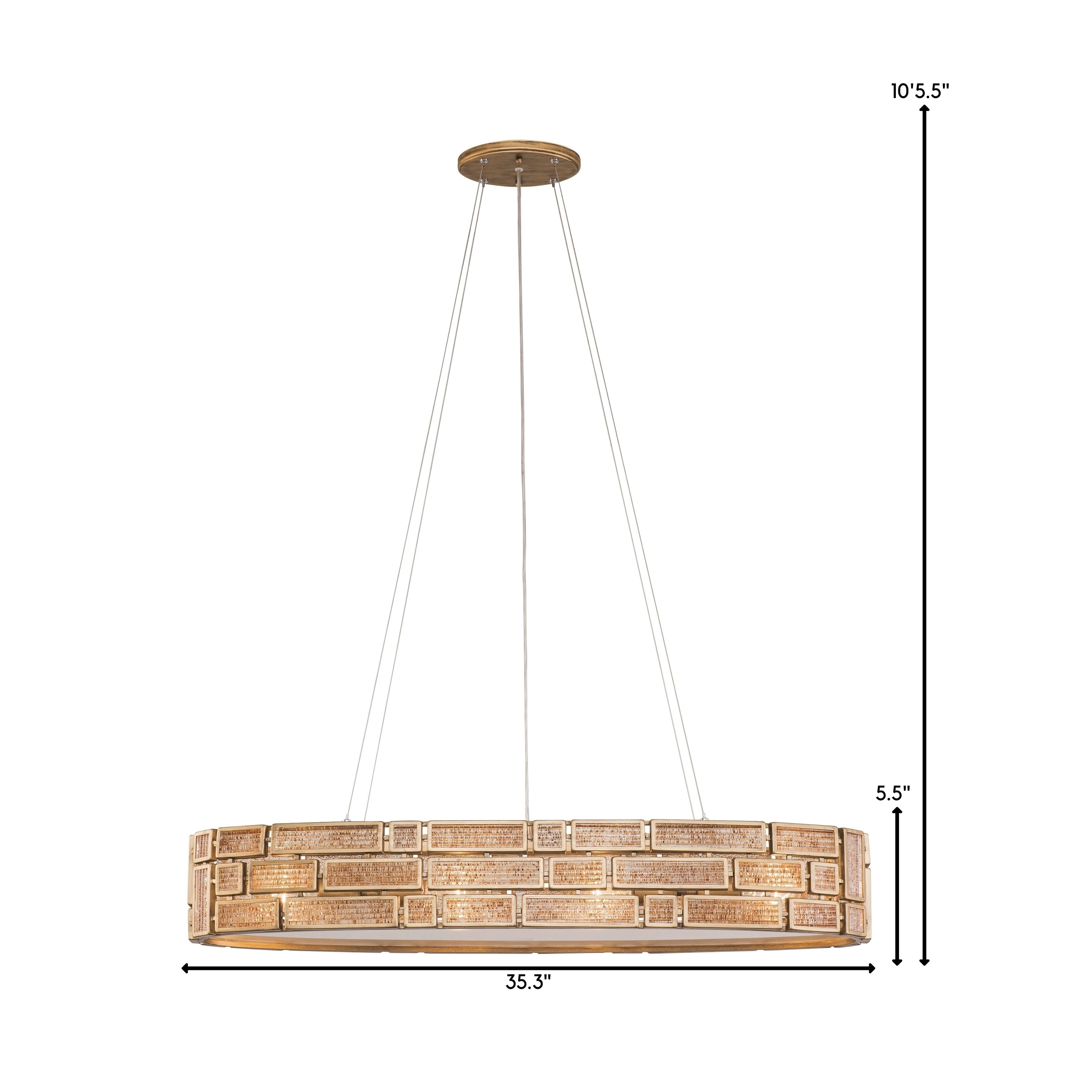 Varaluz Harlowe 4 Light Havana Gold Linear Pendant Free Shipping Varaluz Harlowe 4 Light Havana Gold Linear Pendant Free Shipping