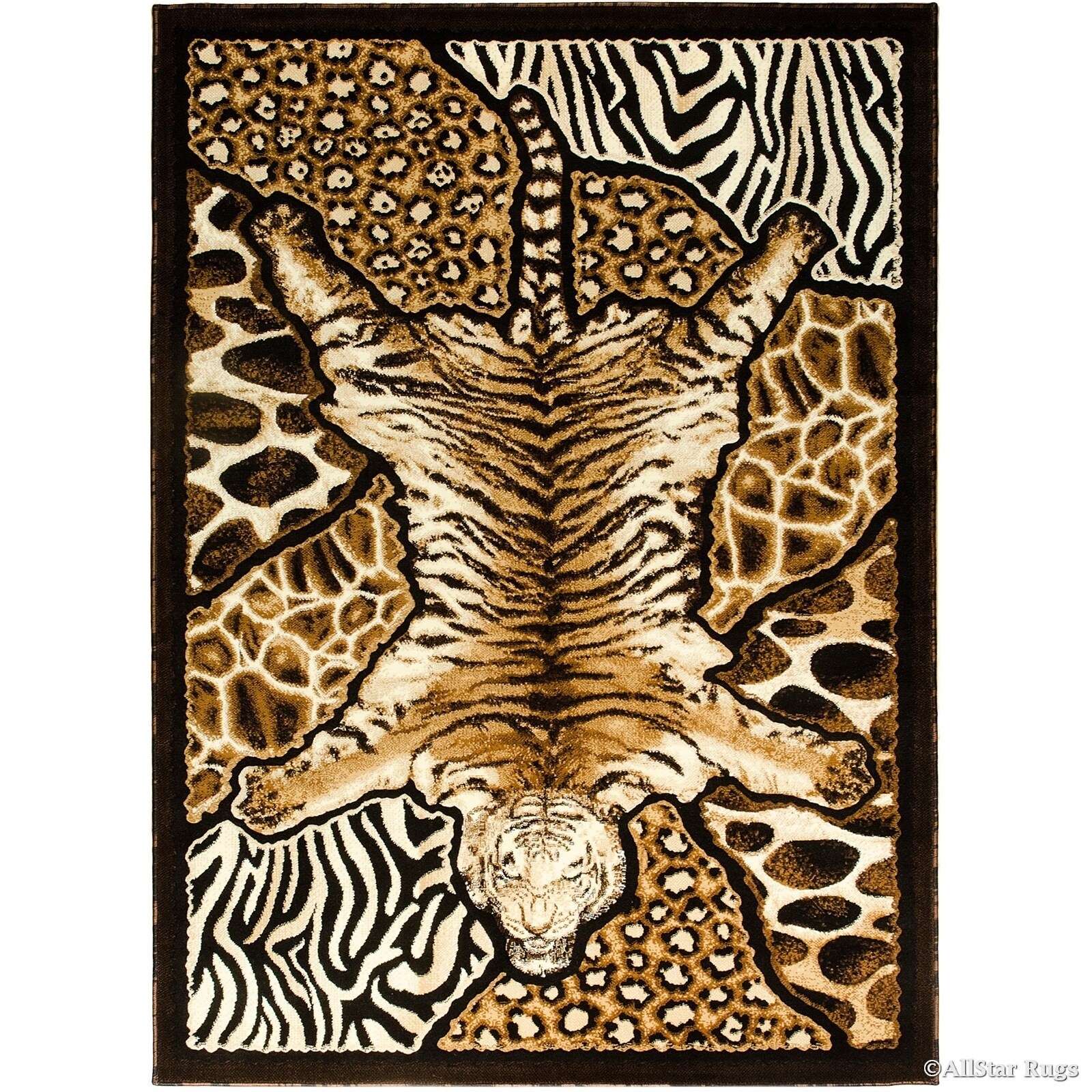 Allstar Black High Density Exotic Animal Skin Lion Rug 5 2 X 7 Allstar Black High Density Exotic Animal Skin Lion Rug 5 2 X 7 Free Shipping Today 23210295