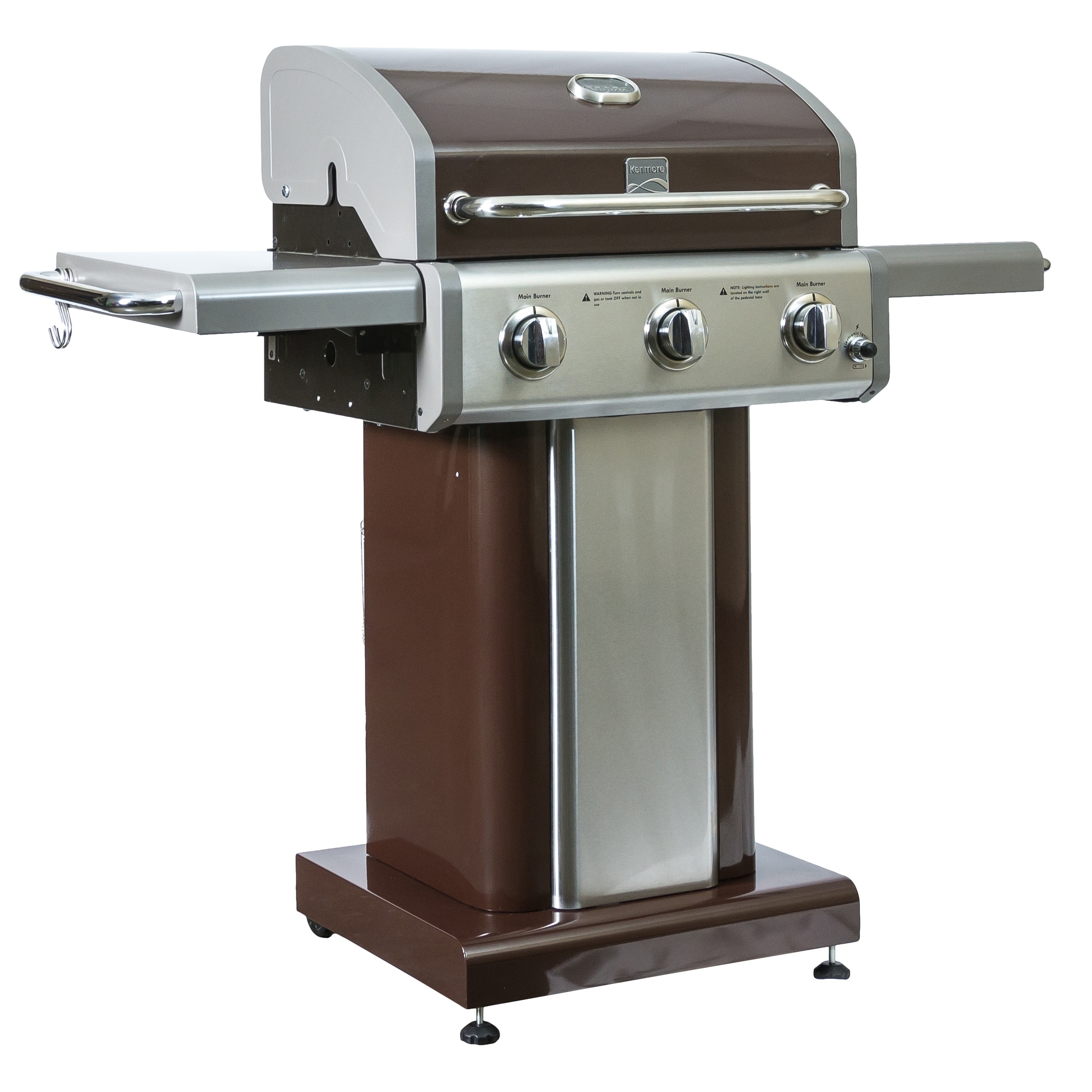 Shop Kenmore 3 Burner Pedestal Grill - product size:1298*613*1145mm, - Free Shipping Today - Overstock.com - 16964383