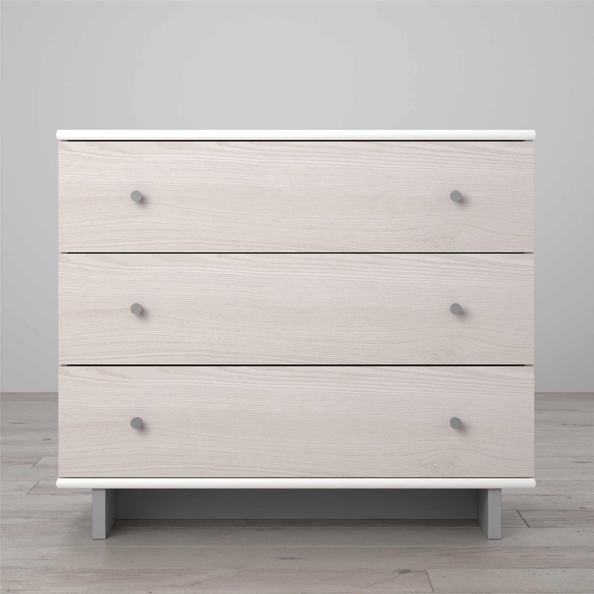 shop little seeds maple lane dove white 3 drawer changing table
