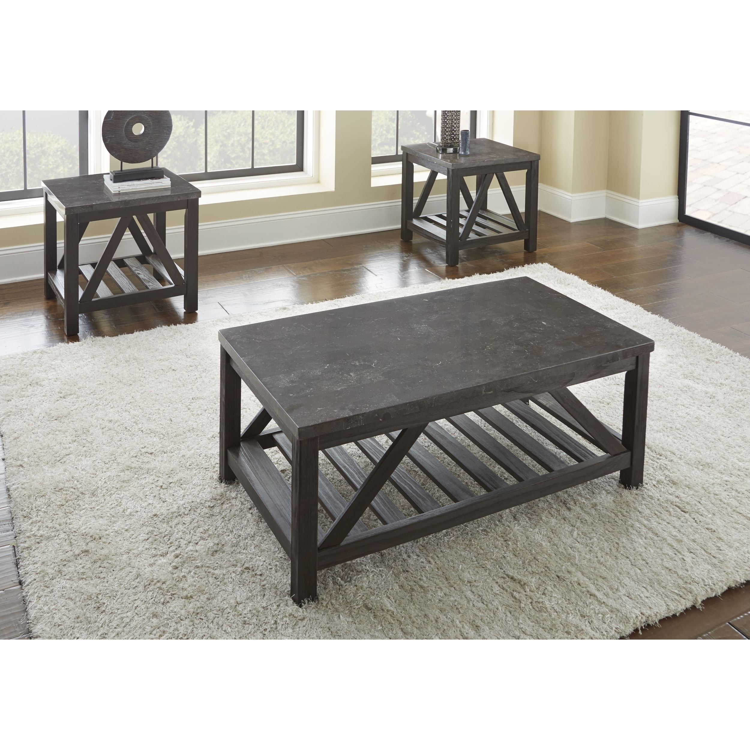 New Badin 48 Inch Rectangle Coffee Table With Bluestone Top By New Badin 48 Inch Rectangle Coffee Table With Bluestone Top By Greyson Living Free Shipping Today 17115995