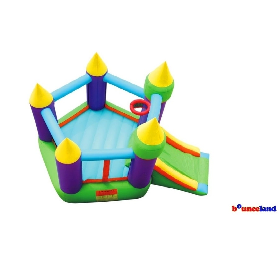 Shop Bounceland Bounce House - Magic Castle Bounce N' Slide w/hoop - Free Shipping Today - Overstock.com - 17127769