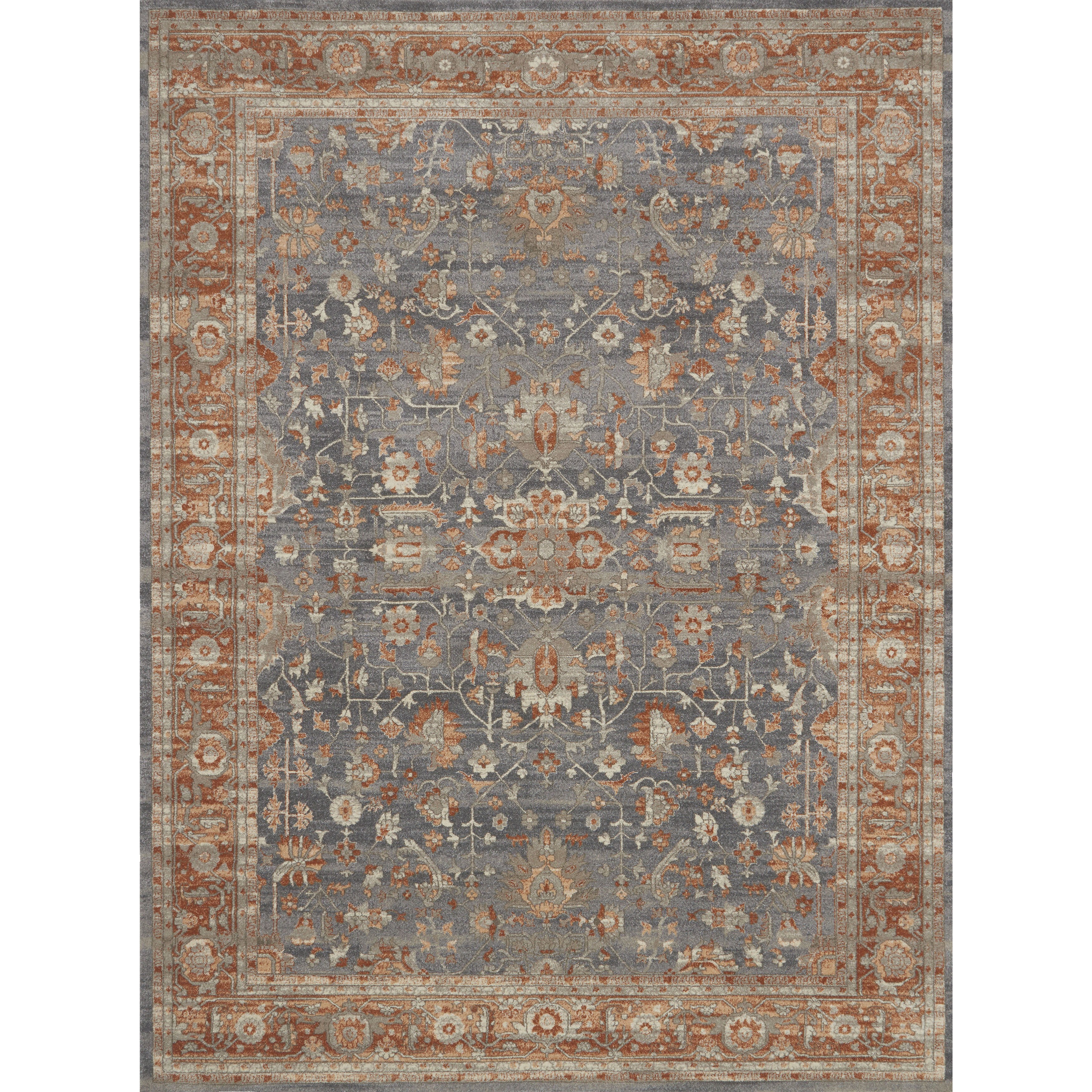 Shop Alexander Home Kendrick Grey Terracotta Rug Overstock 17166984