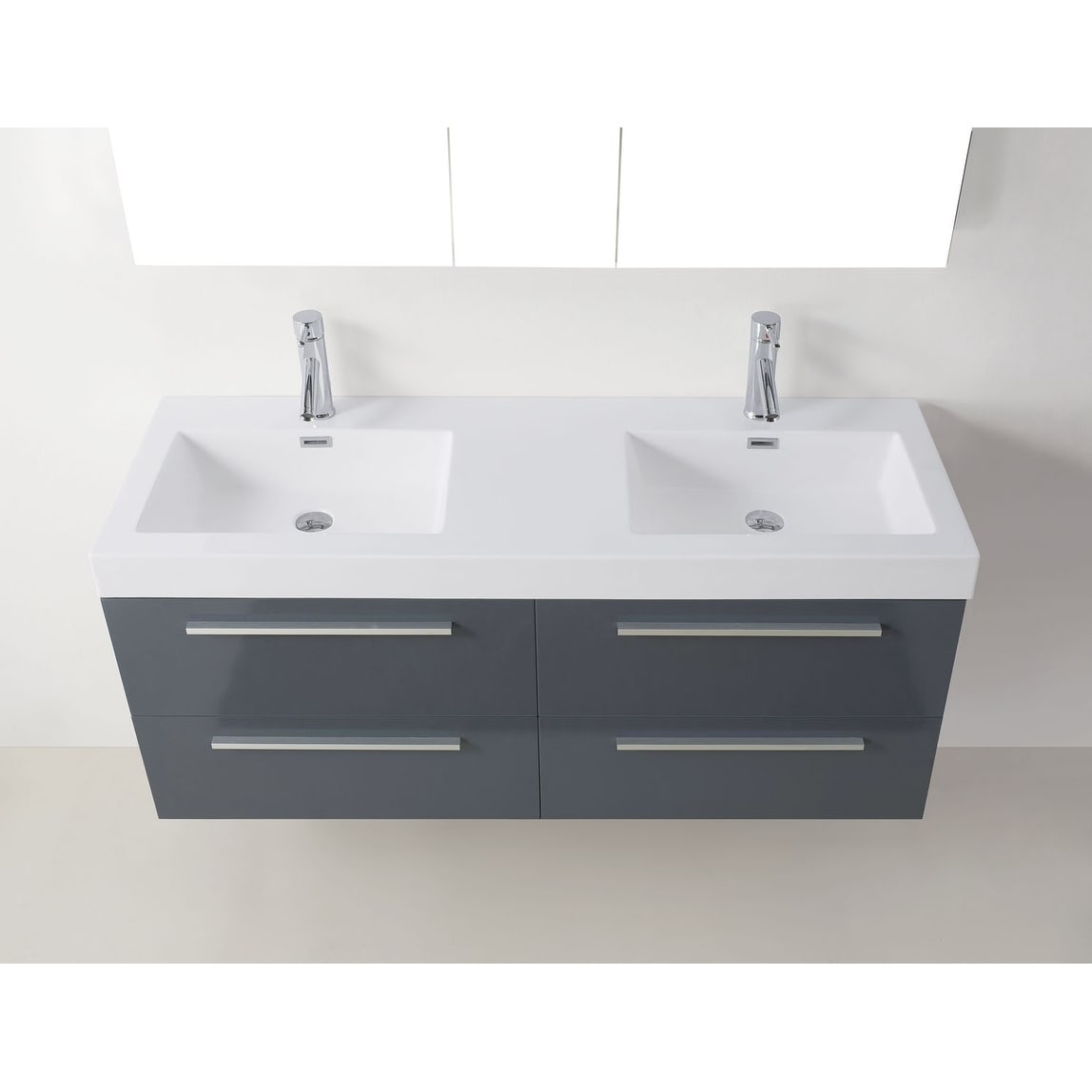 Shop Finley 54 In Double Bathroom Vanity Set Overstock 17212895