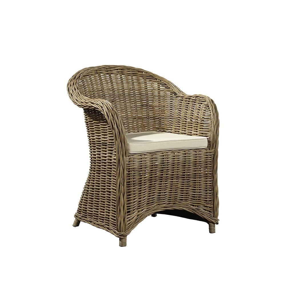 Shop Tahoma Braided Rattan Armchair Free Shipping Today