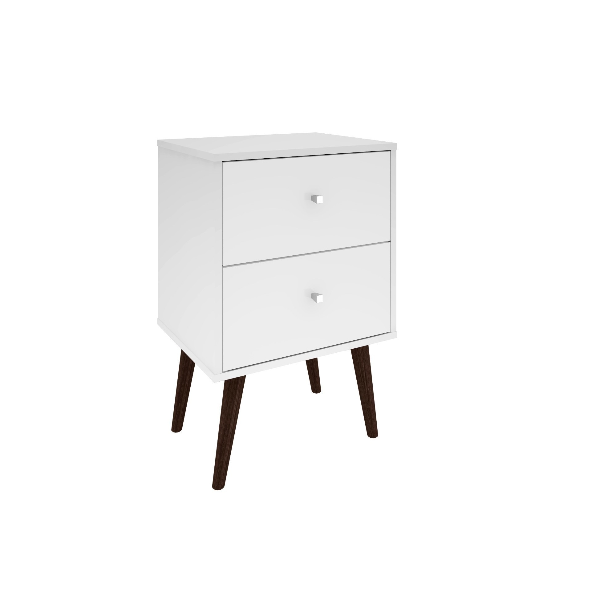 Manhattan Comfort Liberty Wood Mid Century Modern Nightstand With Drawers Manhattan Comfort Liberty Wood Mid Century Modern Nightstand With Drawers