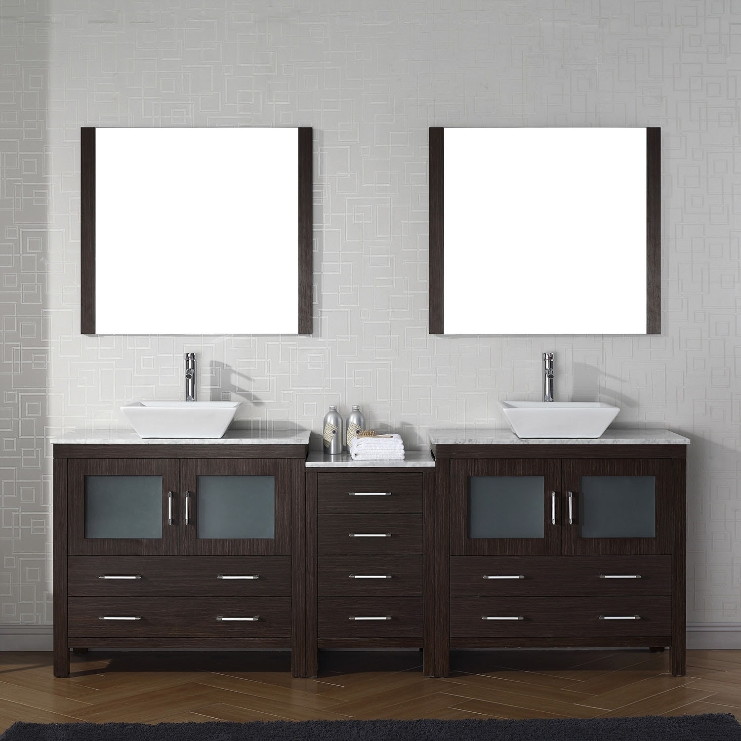 Virtu Usa Dior 82 Inch Carrara White Marble Double Bathroom Vanity Virtu Usa Dior 82 Inch Carrara White Marble Double Bathroom Vanity Set With Faucet Options Free Shipping Today 23642648