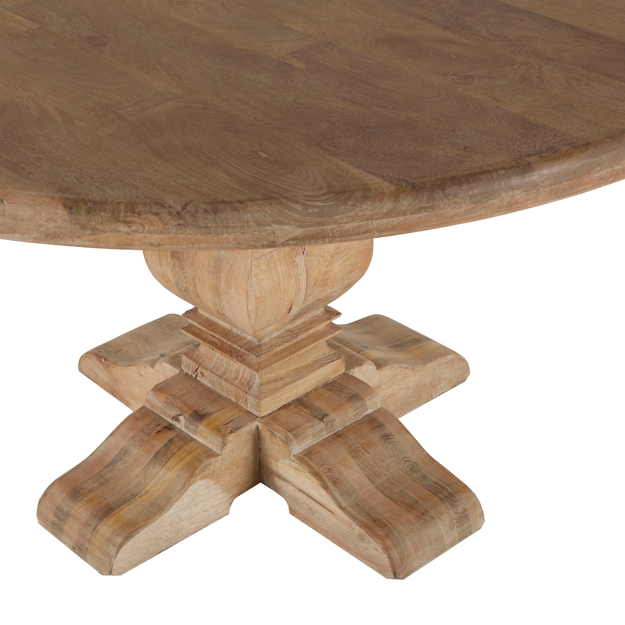 Mango Wood 54 Round Dining Table In Antique Oak By World Mango Wood 54 Round Dining Table In Antique Oak By World Interiors On Free Shipping Today 17478033